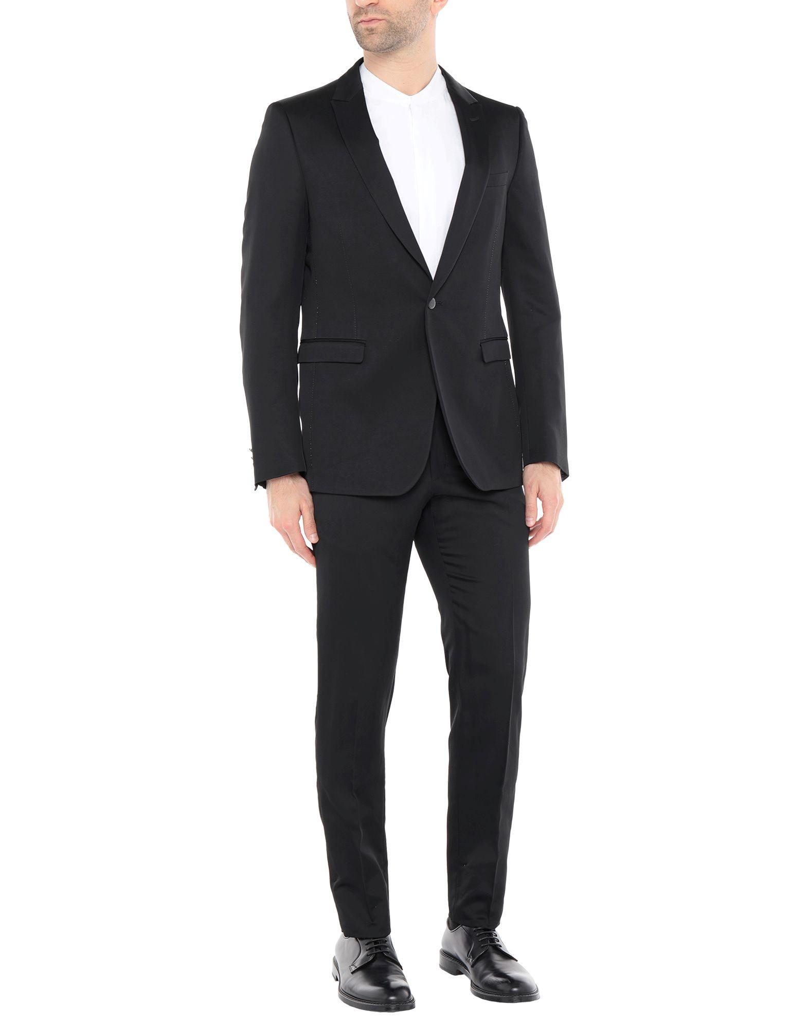 Pal Zileri Cerimonia Wool Suit in Black for Men - Lyst