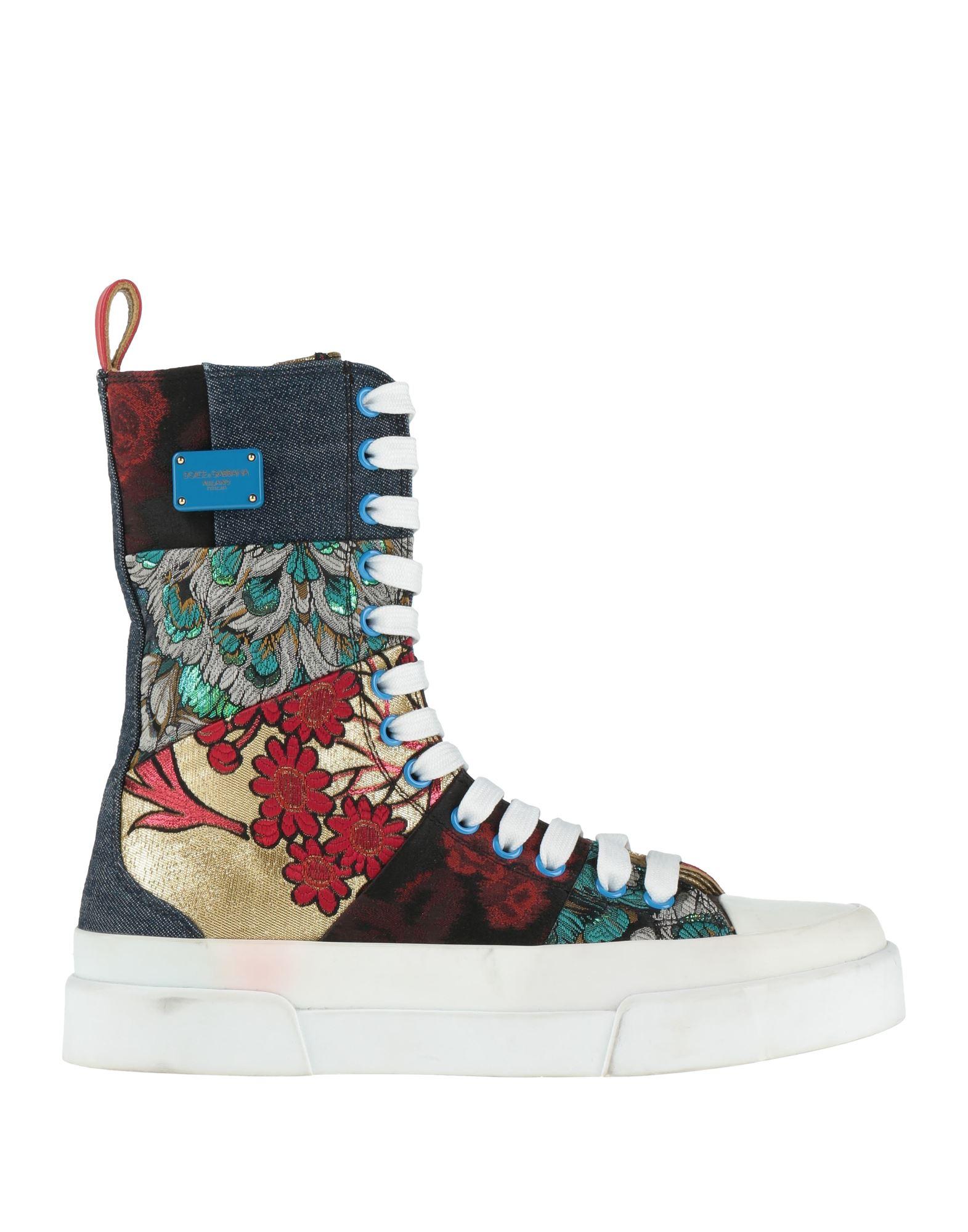 【Dolce & Gabbana】ハイカット sneakers ★関税送料込み★ High trainers Dolce & Gabbana Multicolour size 10.5 US in