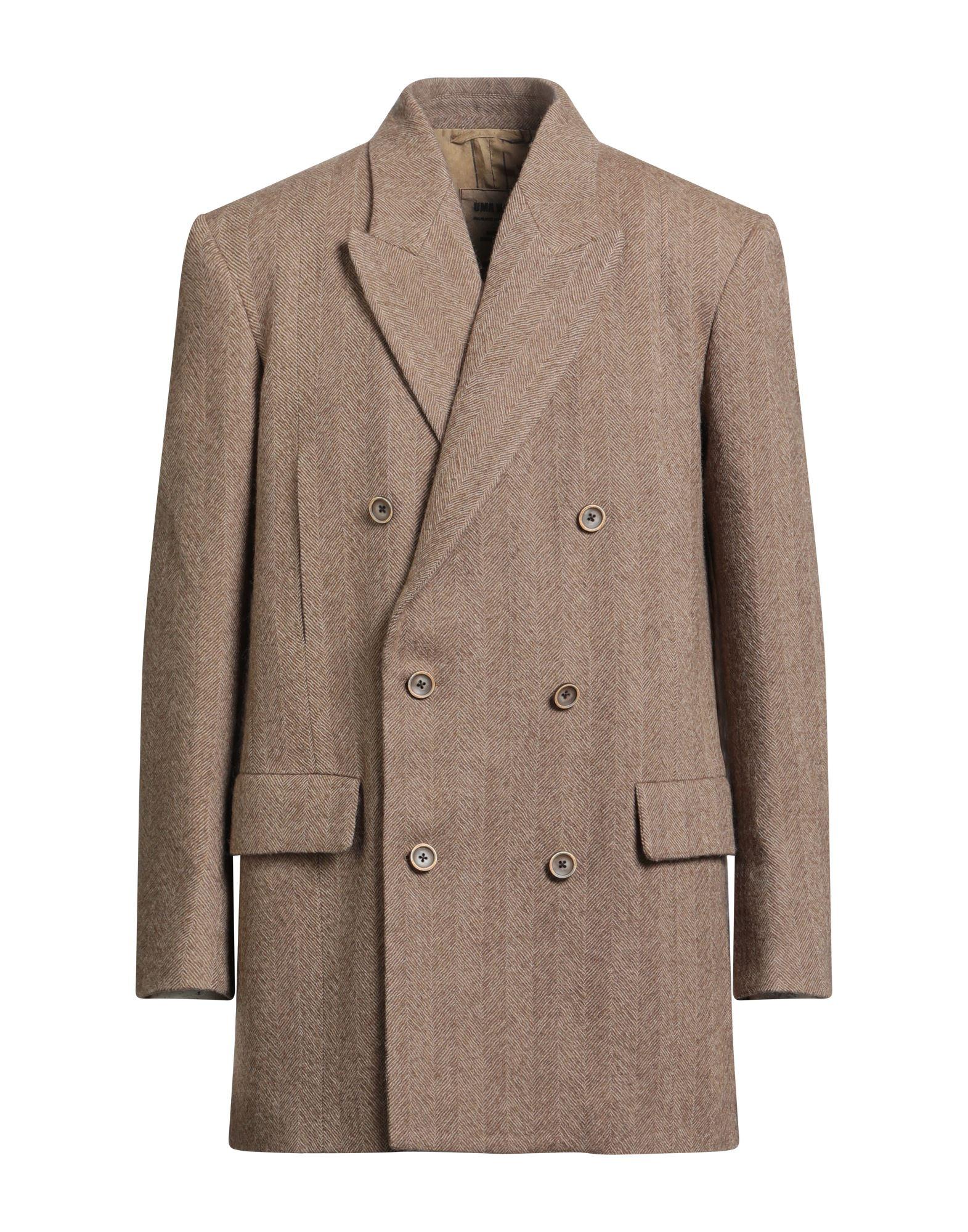 ジャケット・アウター UMA WANG 22AW CASSIE COAT S UMA WANG CALEB COAT purple/tan _ FASCINATE Osaka Japan