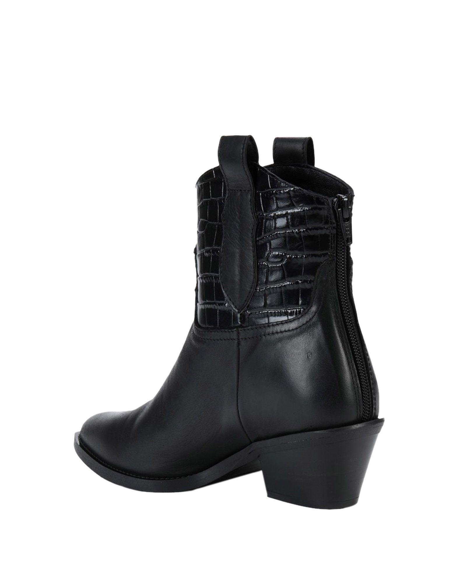 Marc Ellis Leather Ankle Boots in Black - Lyst