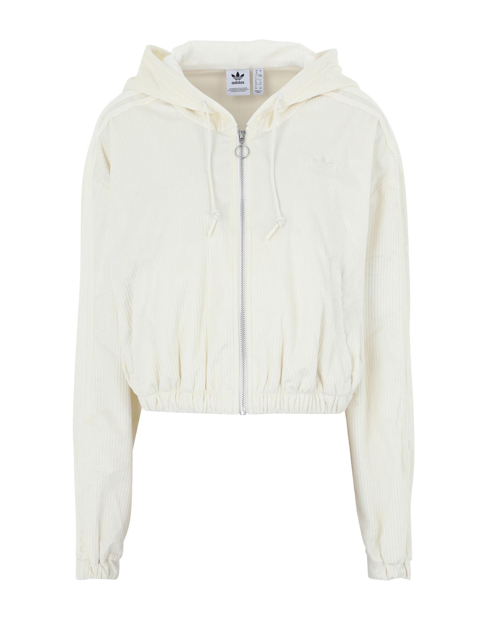 adidas Originals Velvet Jacket in Ivory (White) - Lyst