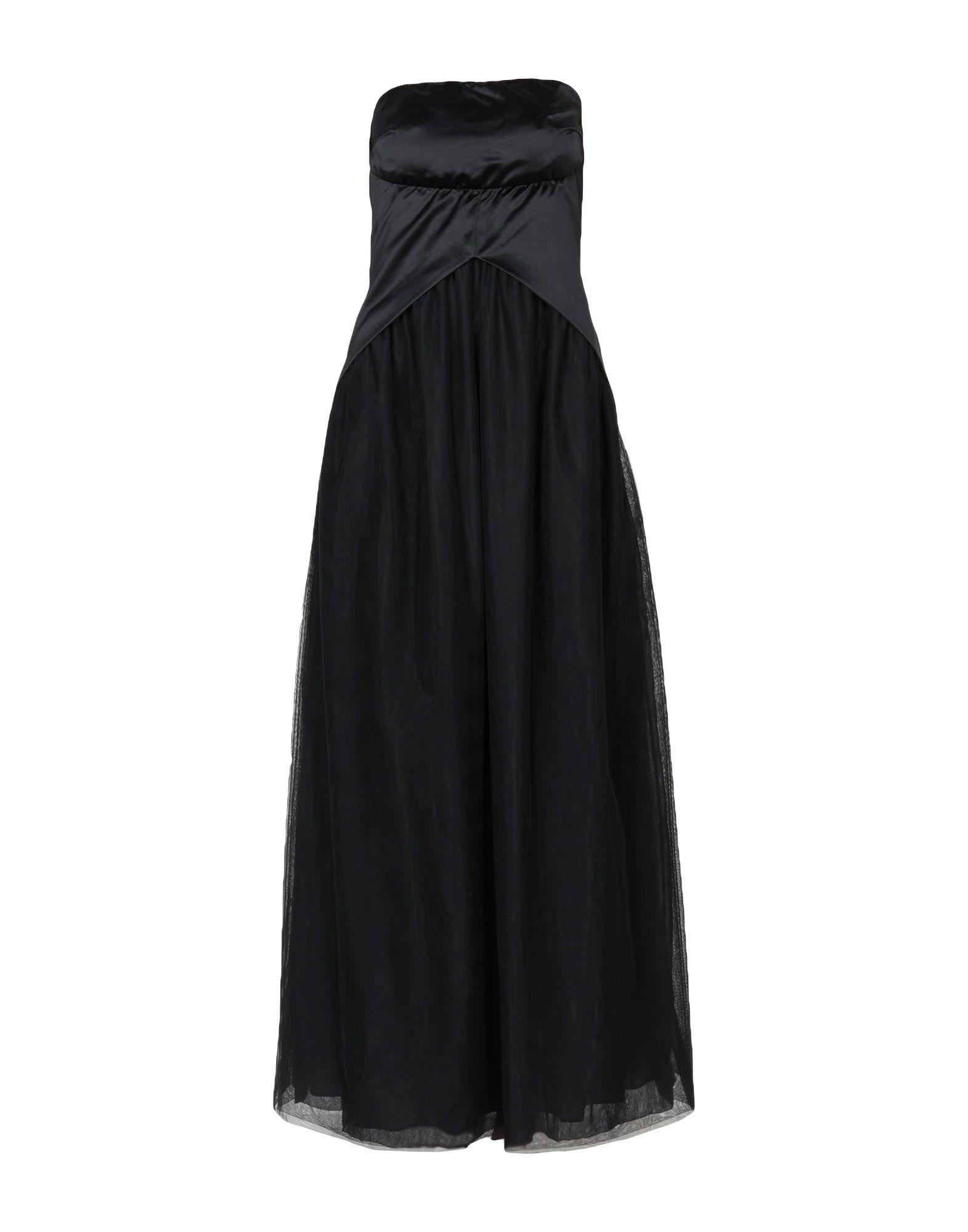 Brunello Cucinelli Tulle Long Dress in Black - Lyst