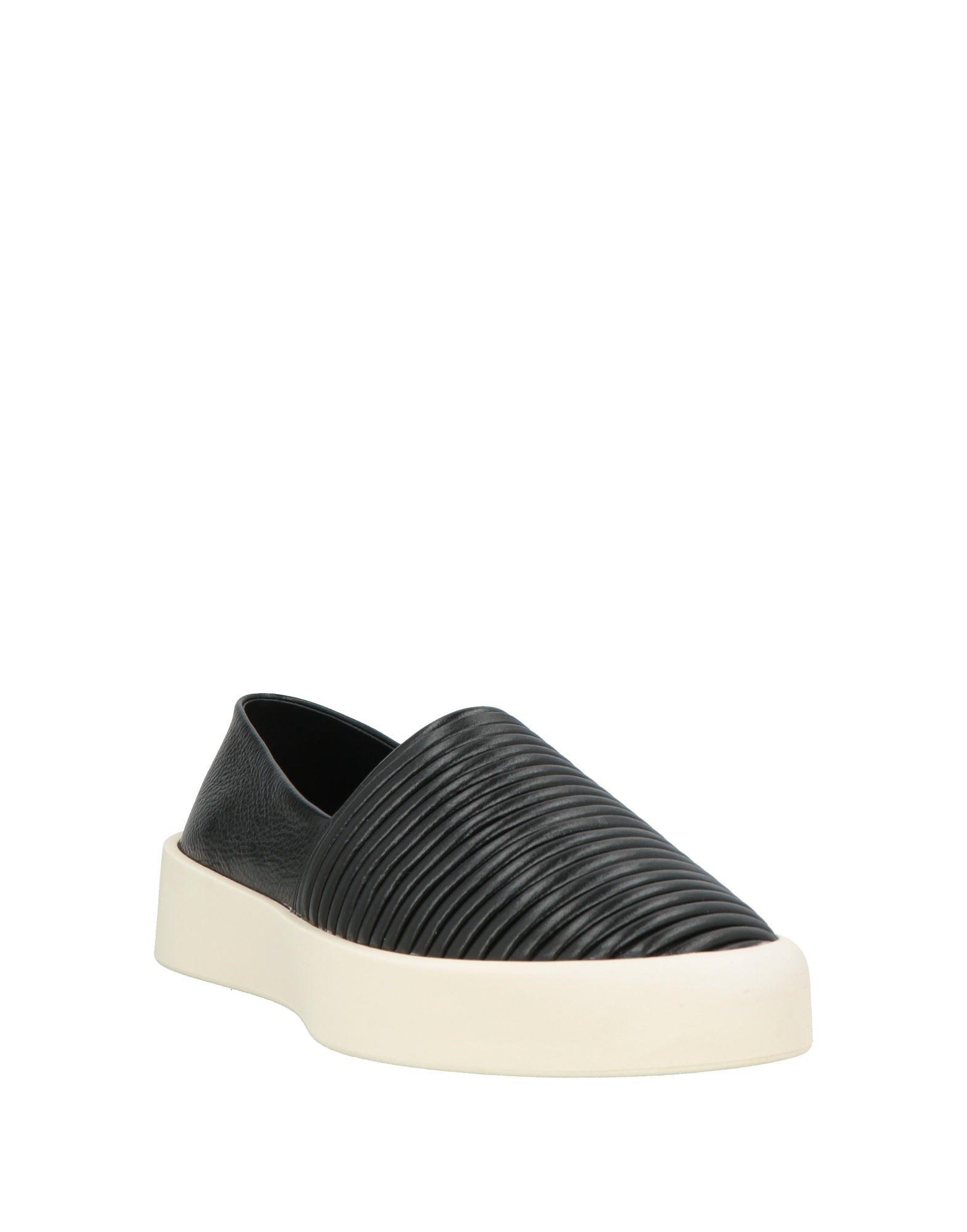 Fear of God Black and Tan Leather Slip-On Loafers Fear Of God  main image 3