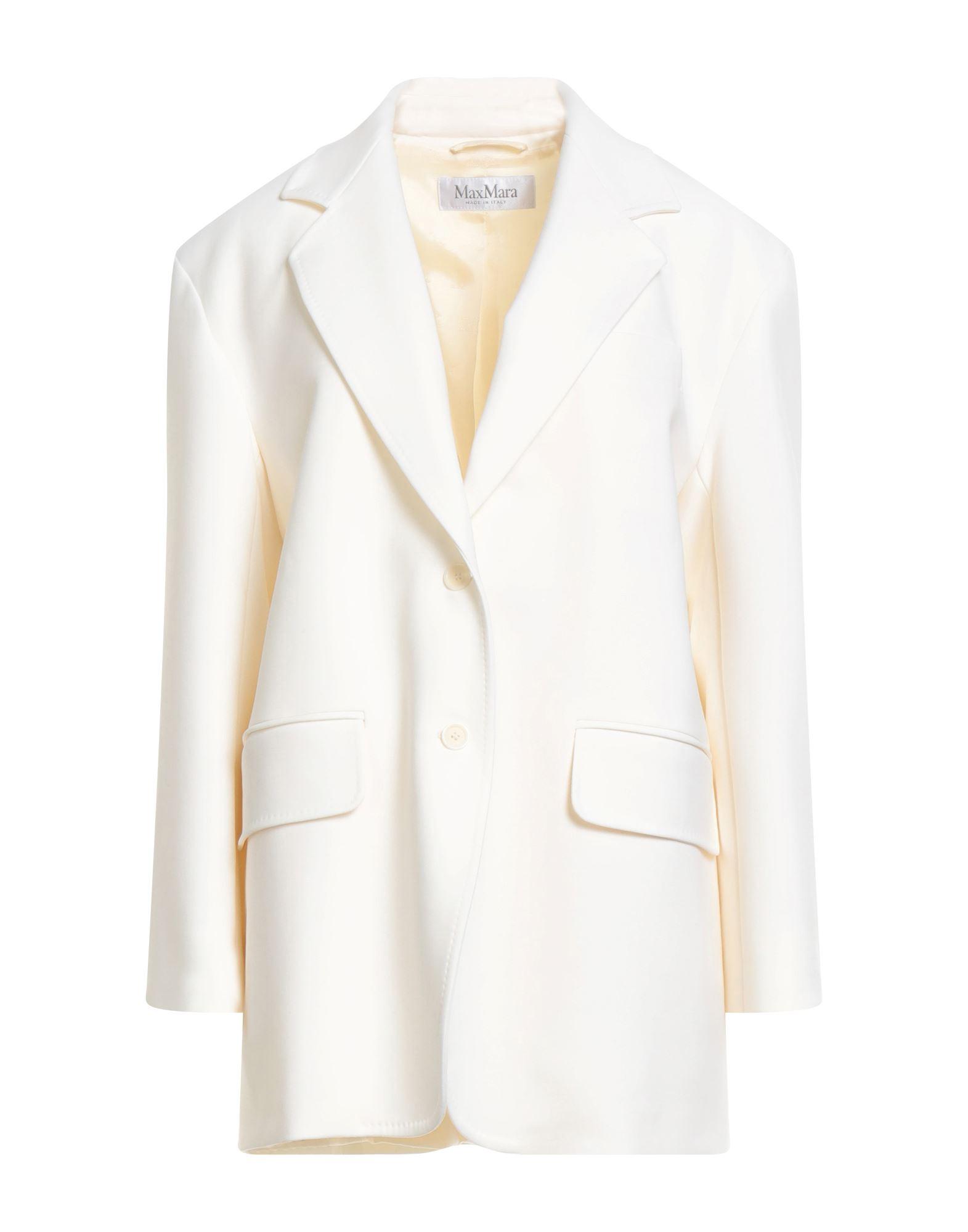 Max Mara マックスマーラ 'Palchi' blazer ブレザー ホワイト 白 White blazer jacket | Max Mara