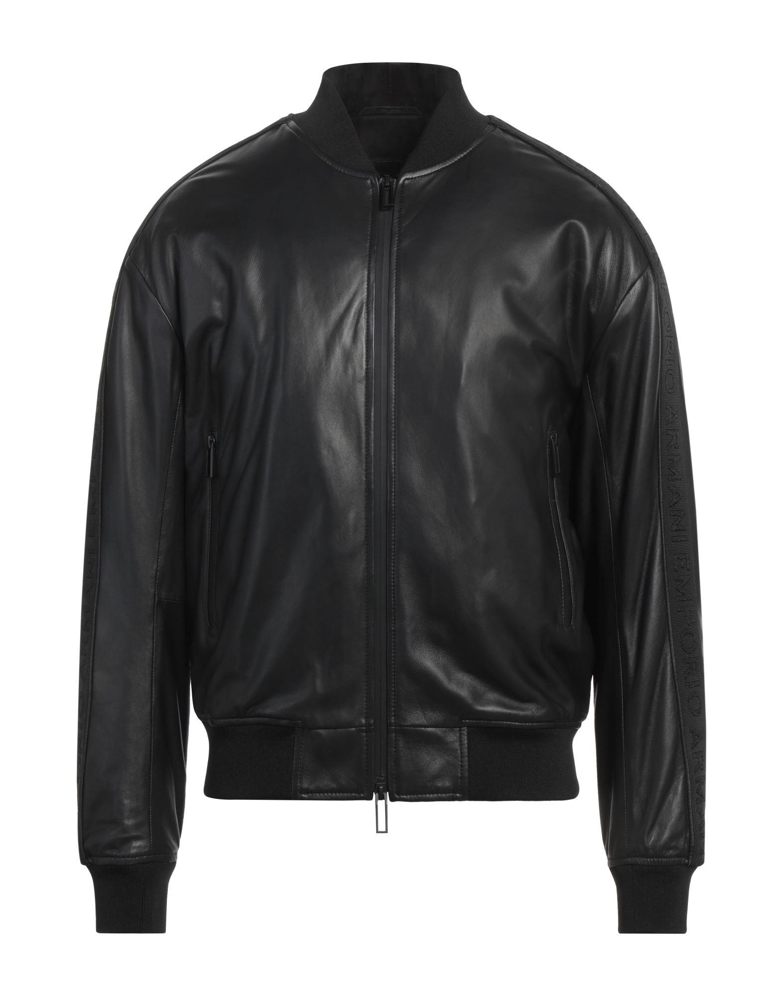 Emporio Armani Leather jackets for Men | Online Sale up to
