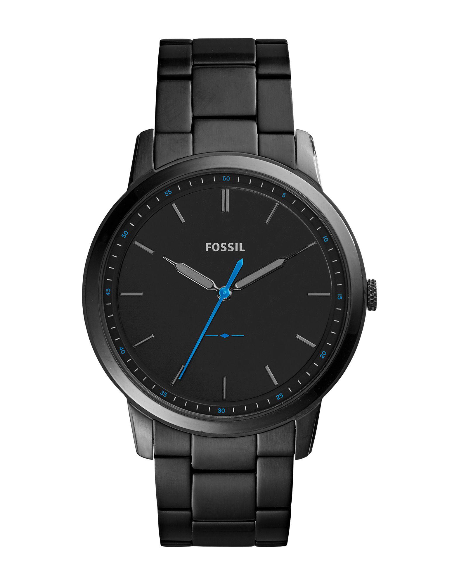 Fossil Wrist Watch In Black For Men Lyst