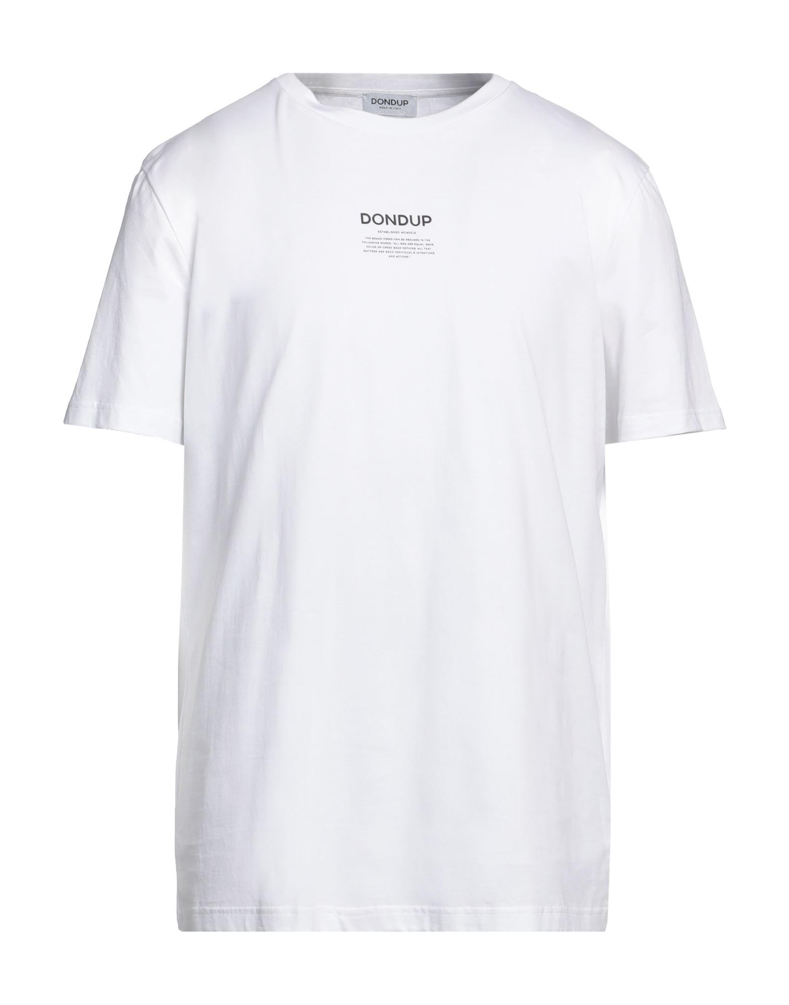 Dondup T-shirt in White for Men | Lyst