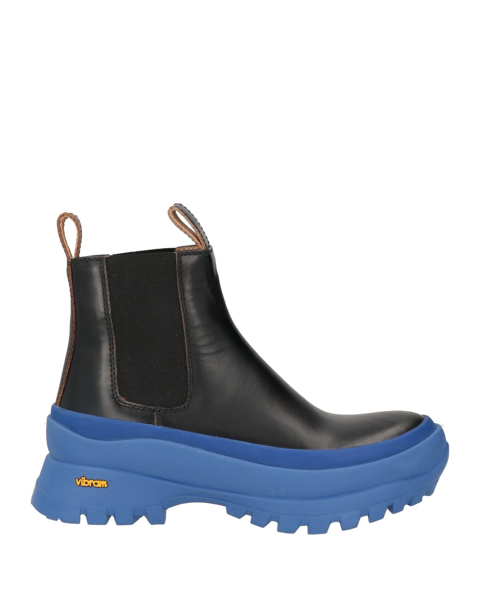 Jil Sander Ankle Boots Leather in Blue Lyst UK