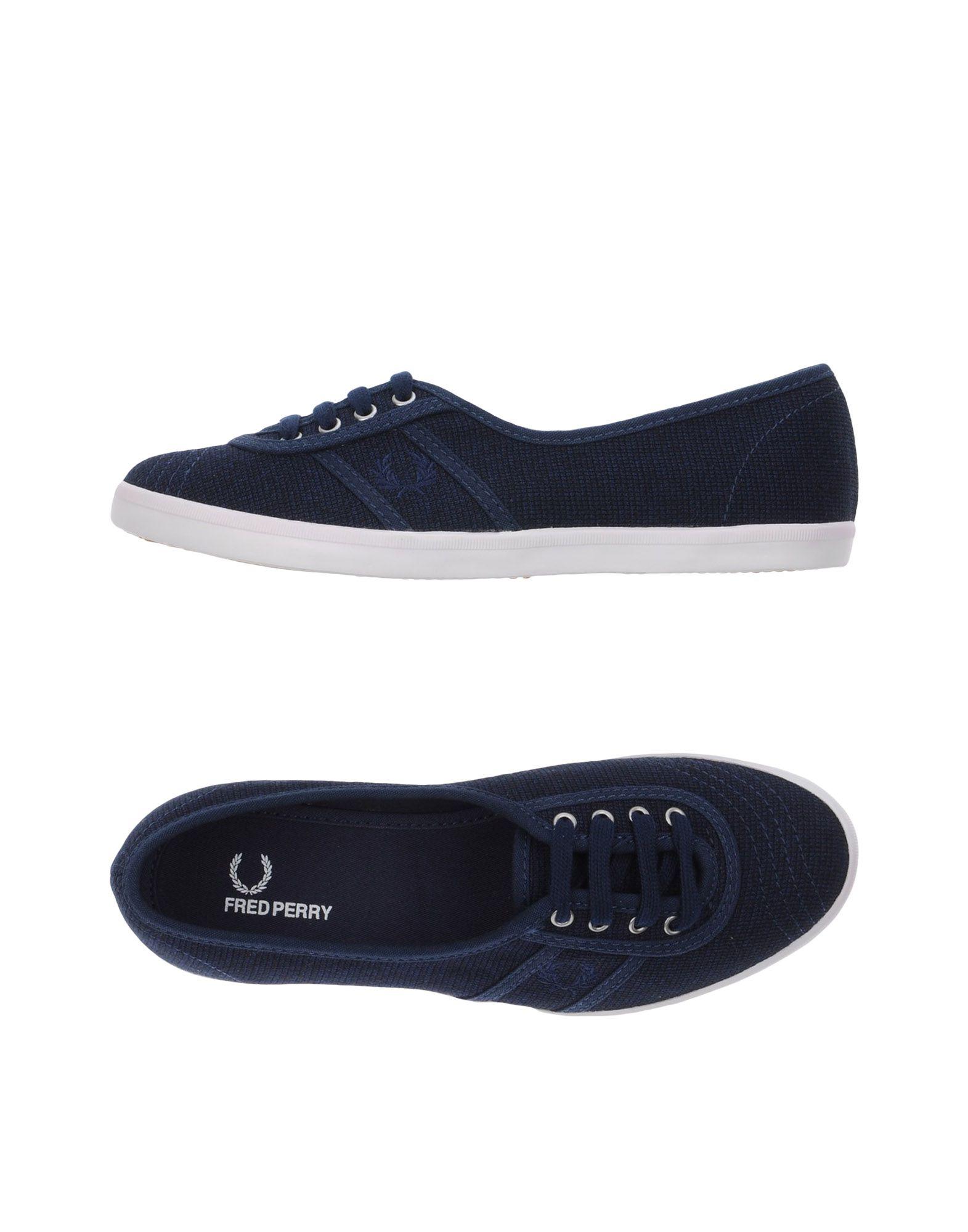 Fred Perry Rubber Lowtops & Sneakers in Dark Blue (Blue) Lyst