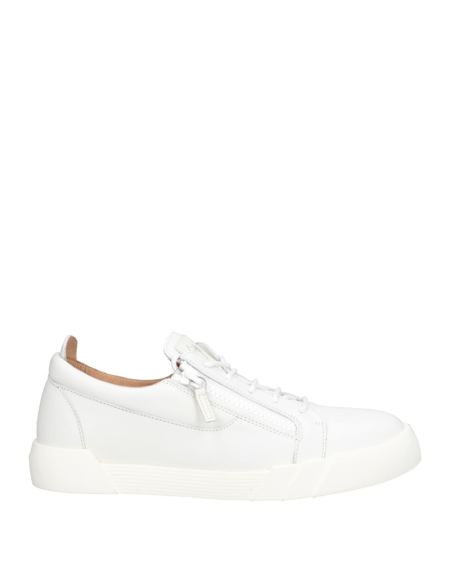 スニーカー GIUSEPPE ZANOTTI Men Sneakers RM30029001 WHITE Giuseppe Zanotti white croc embossed leather high top