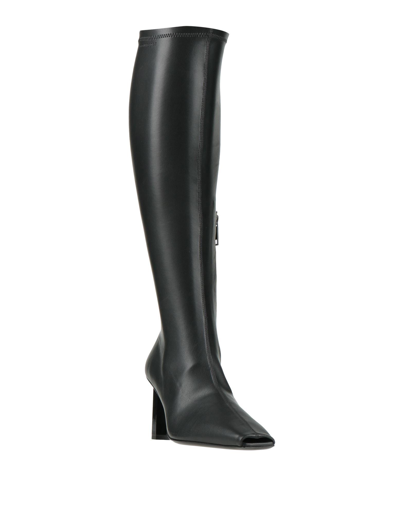 ロングブーツ Courreges Black leather Americana boots Courreges Knee-high boots for Women | Online Sale up to 73