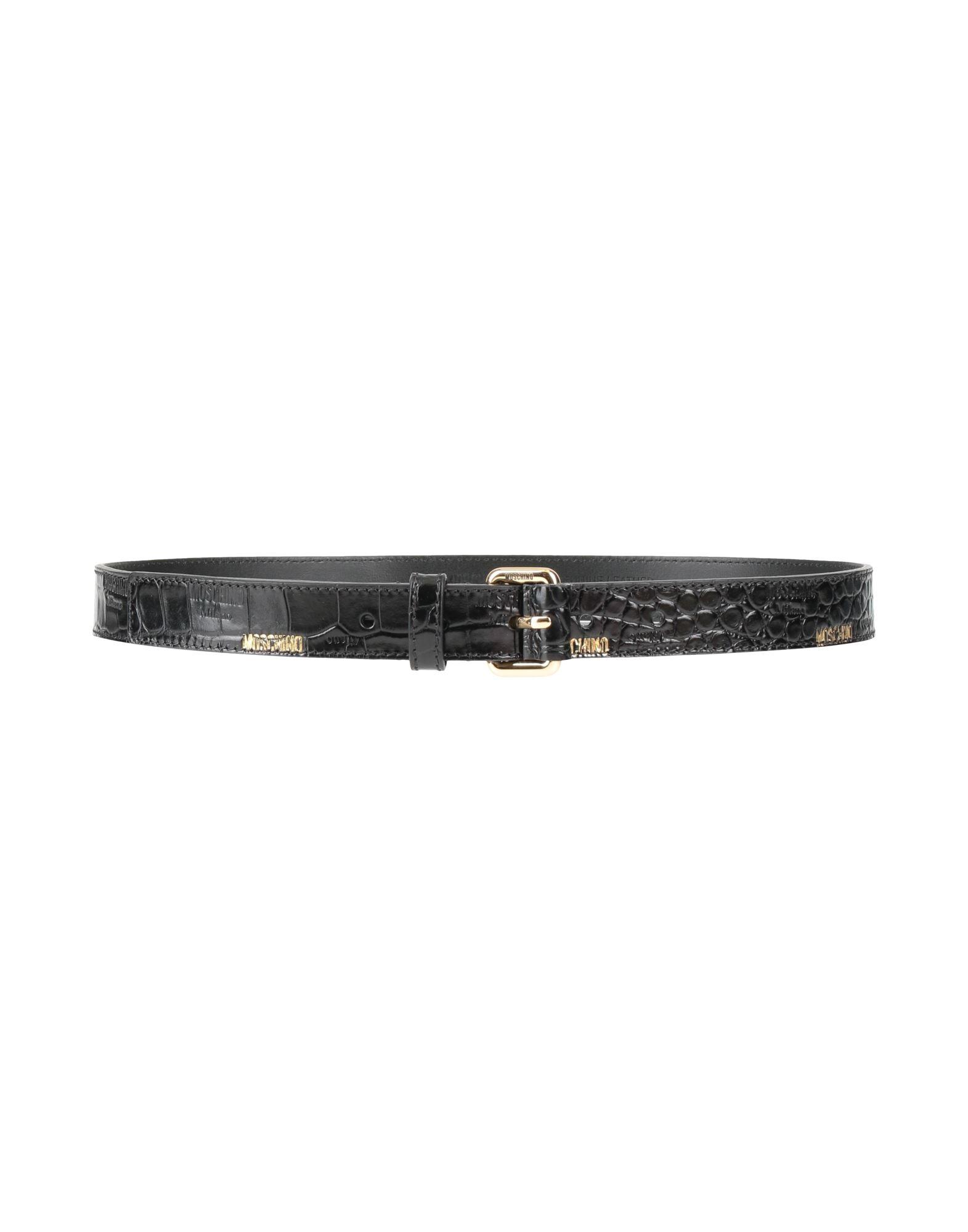 Moschino Black, Blue, and Pink Belts with Gold Logo Moschino Belts for Women | Online Sale up to 82% off | Lyst main image 3