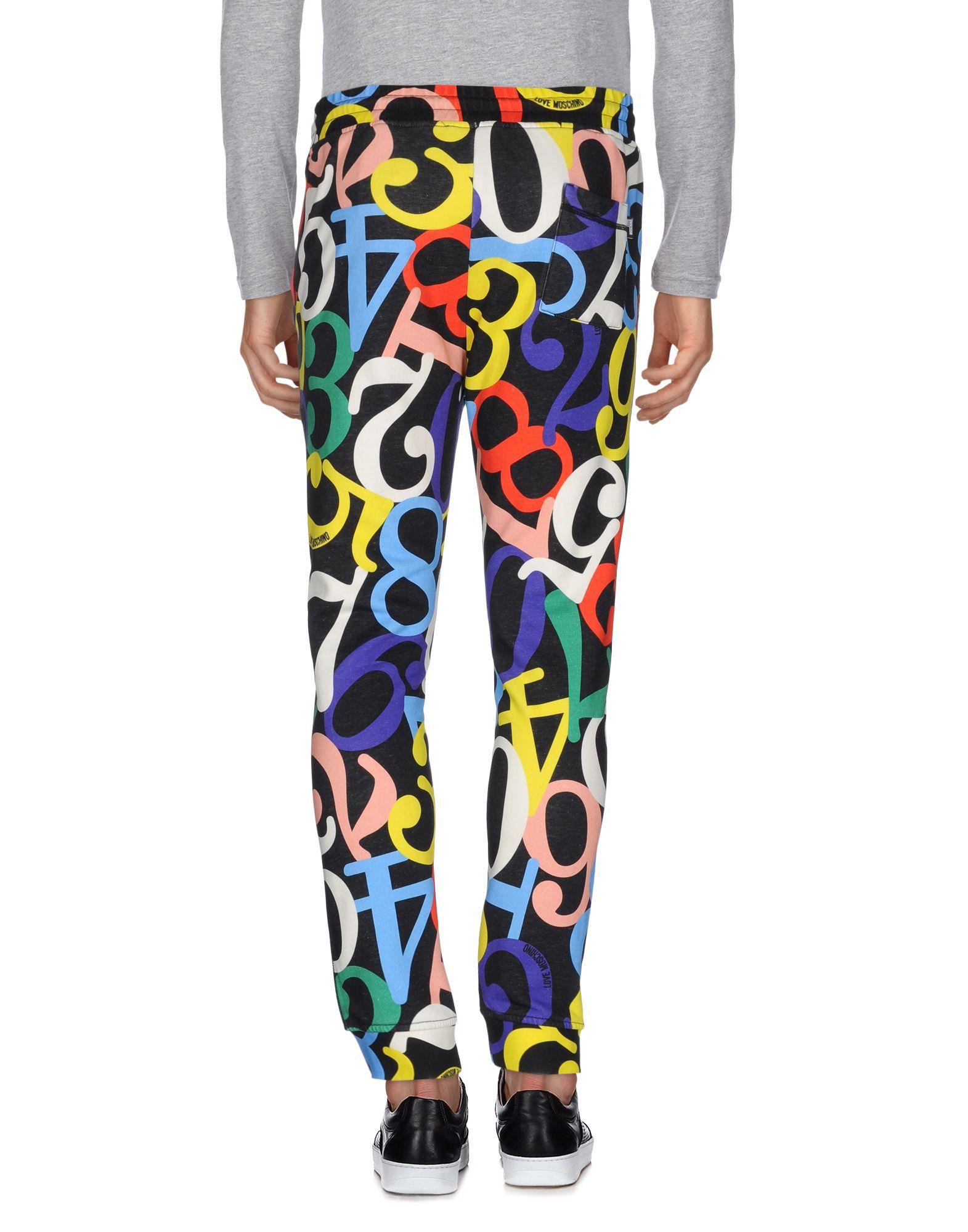 Lyst Love moschino Casual Pants in Black for Men
