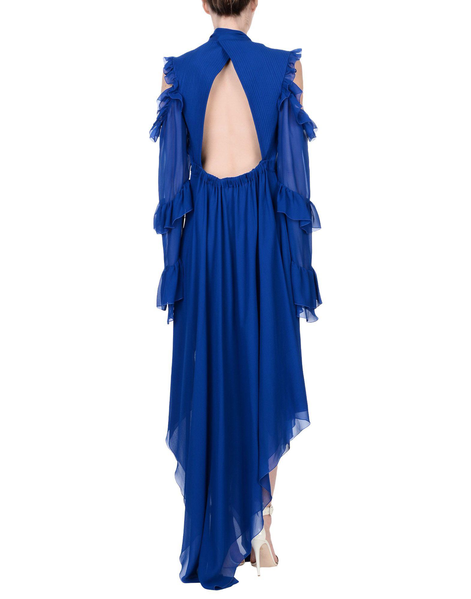 ruffle sleeve long dress