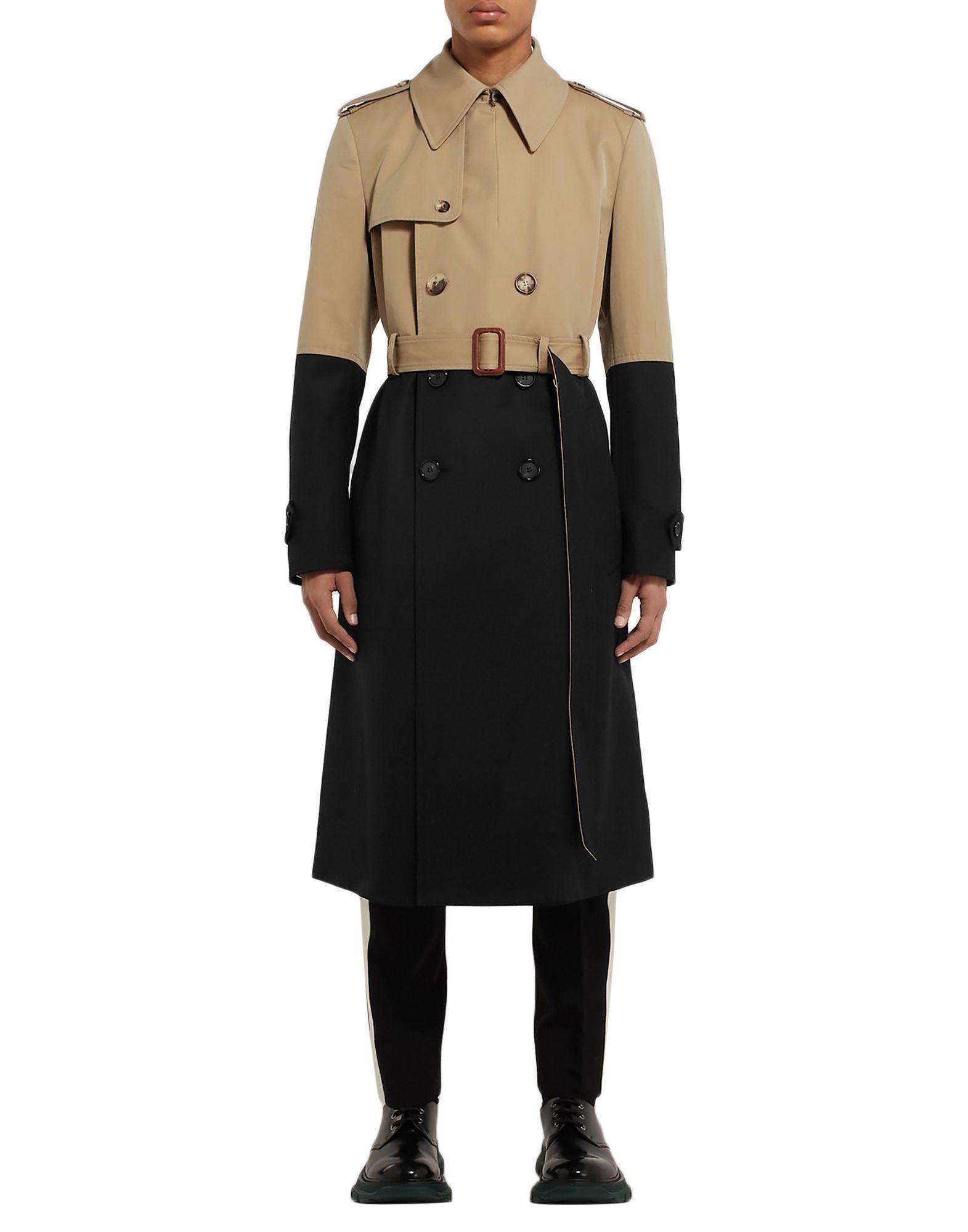 beige wool trench coat