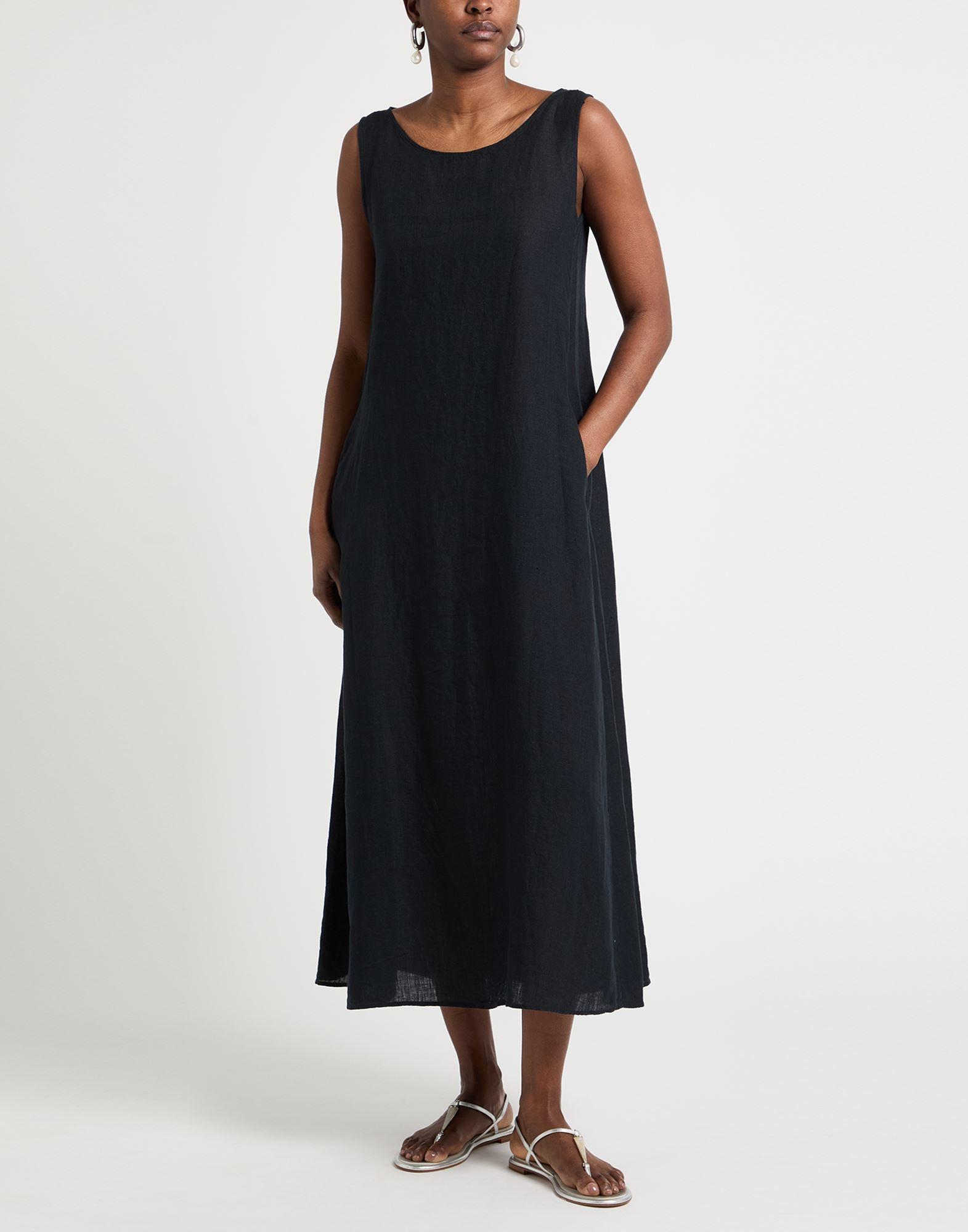 knee length dresses for ladies Robert Friedman Linen Shirt