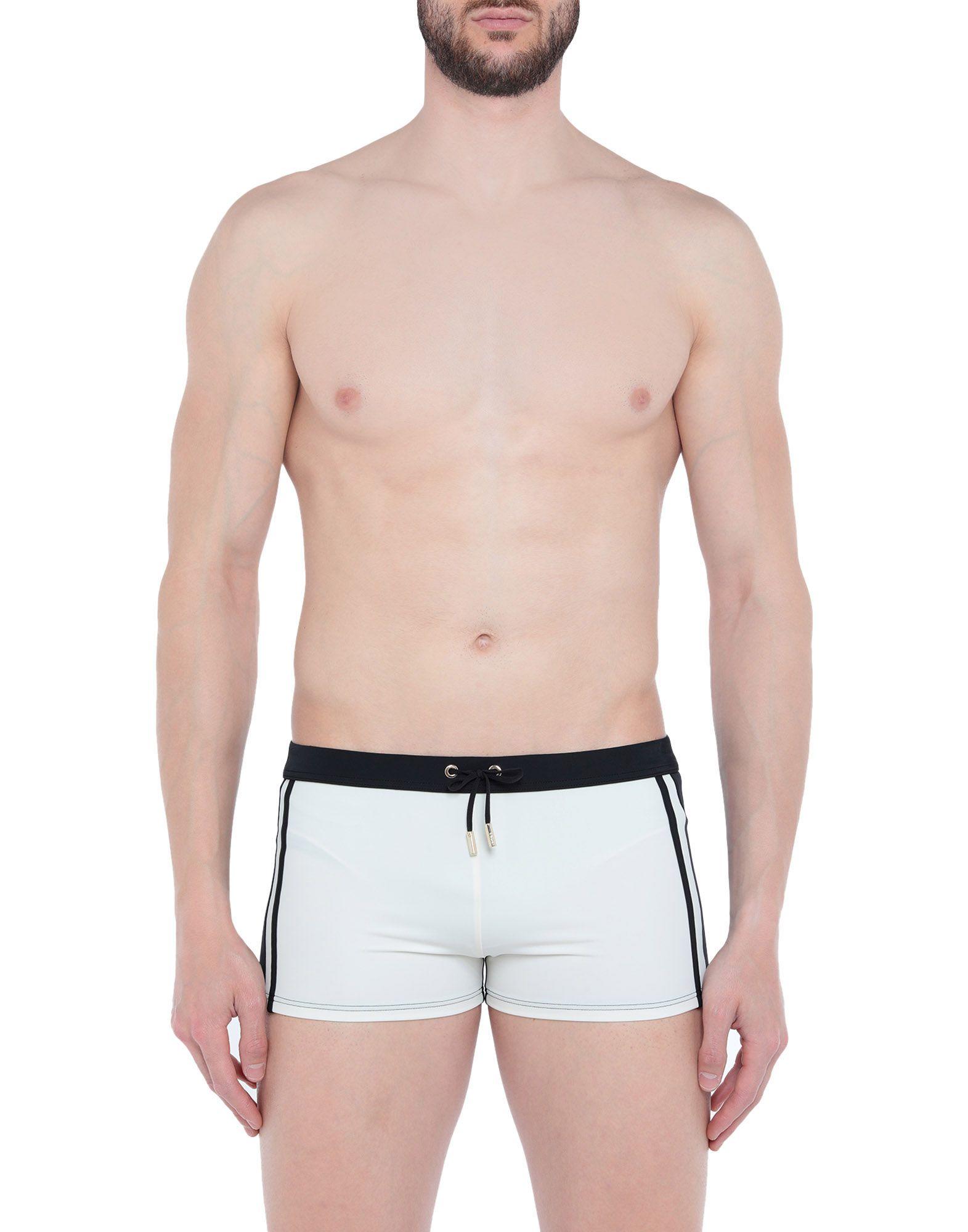 La Perla Synthetic Swim Trunks in Ivory 