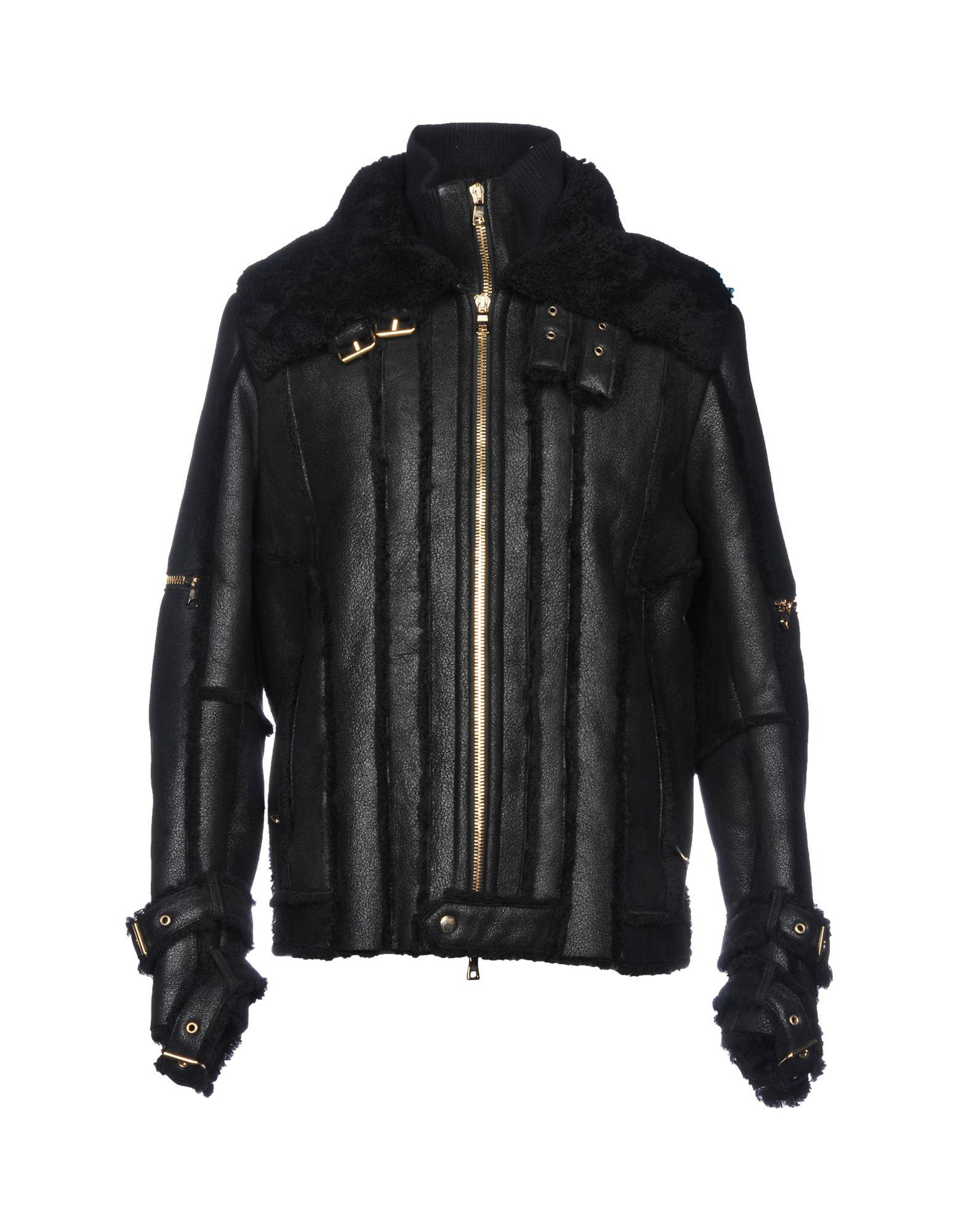 Balmain Leather Jacket In Black For Men Lyst 1836