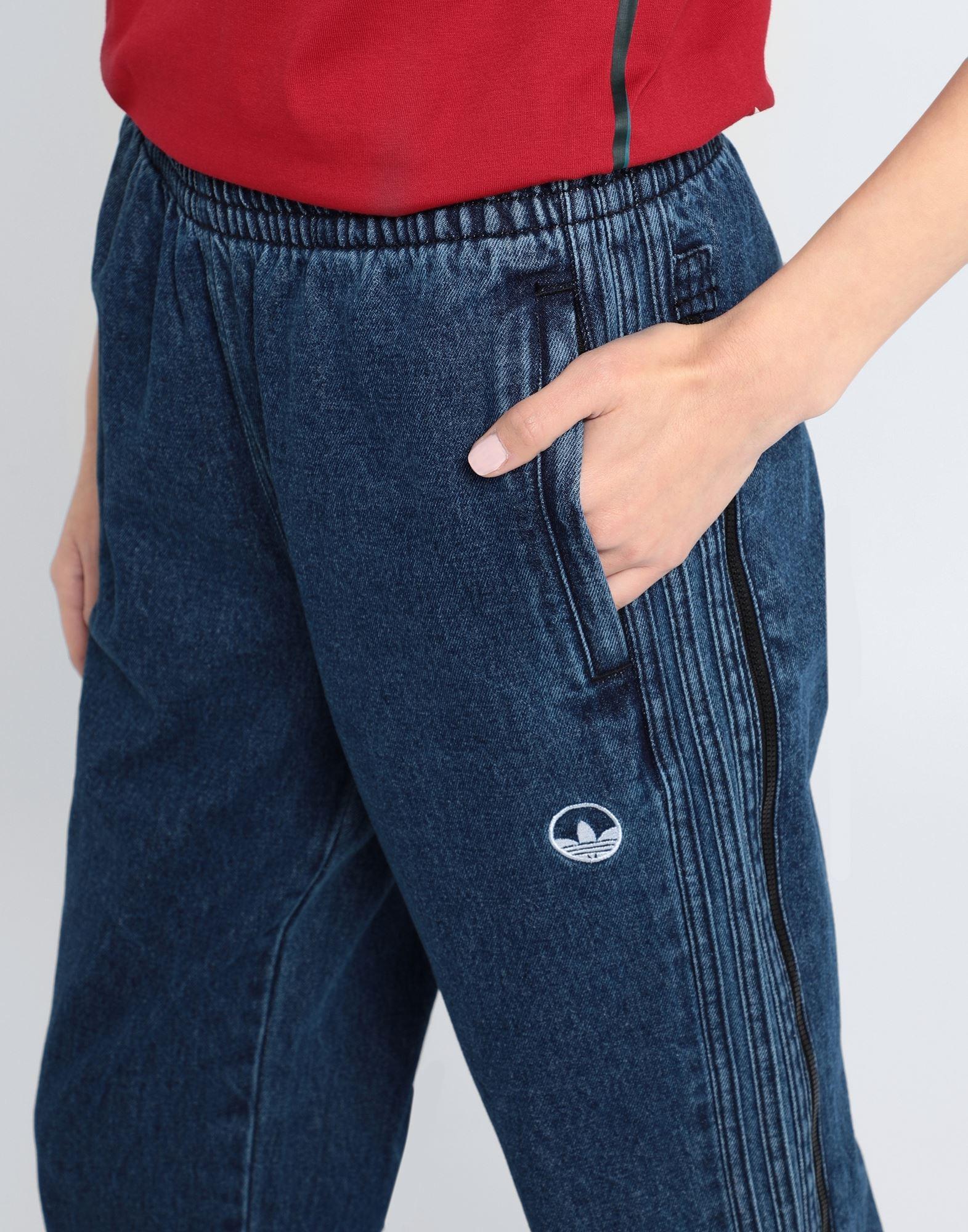 adidas Originals Denim Pants in Blue | Lyst