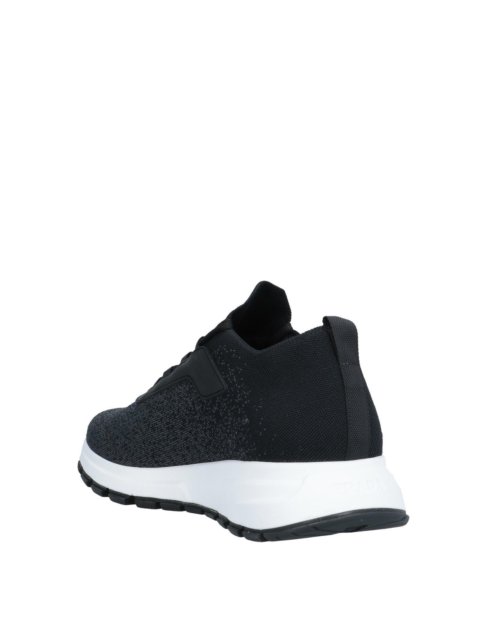 prada leather low top sneaker