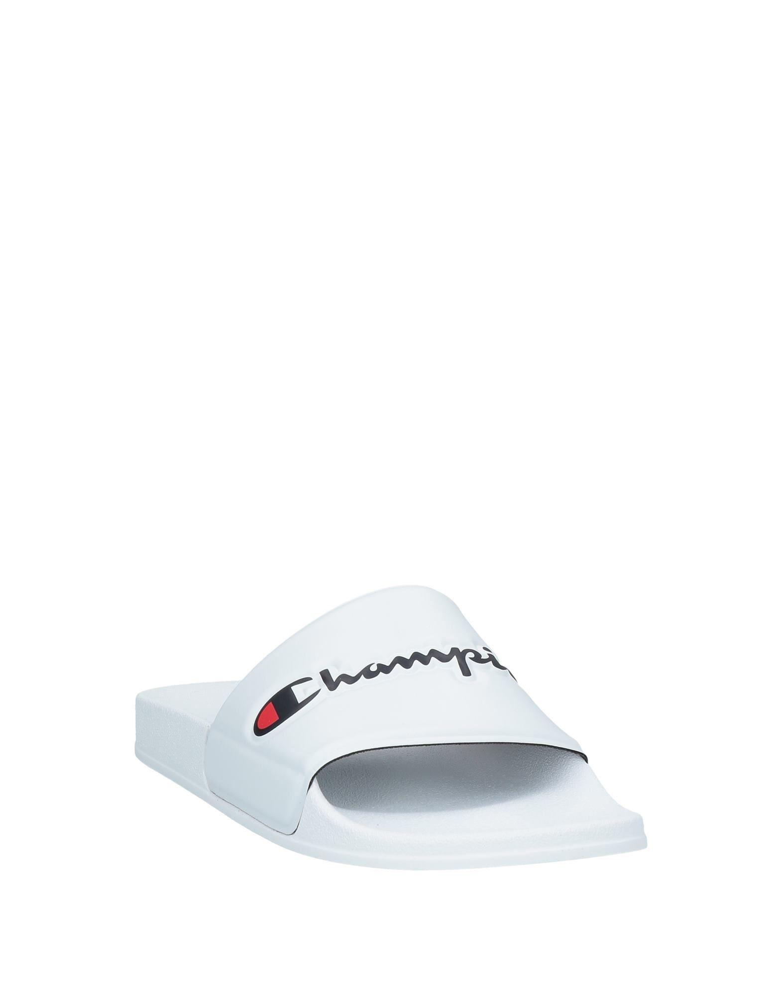 white champion sandals