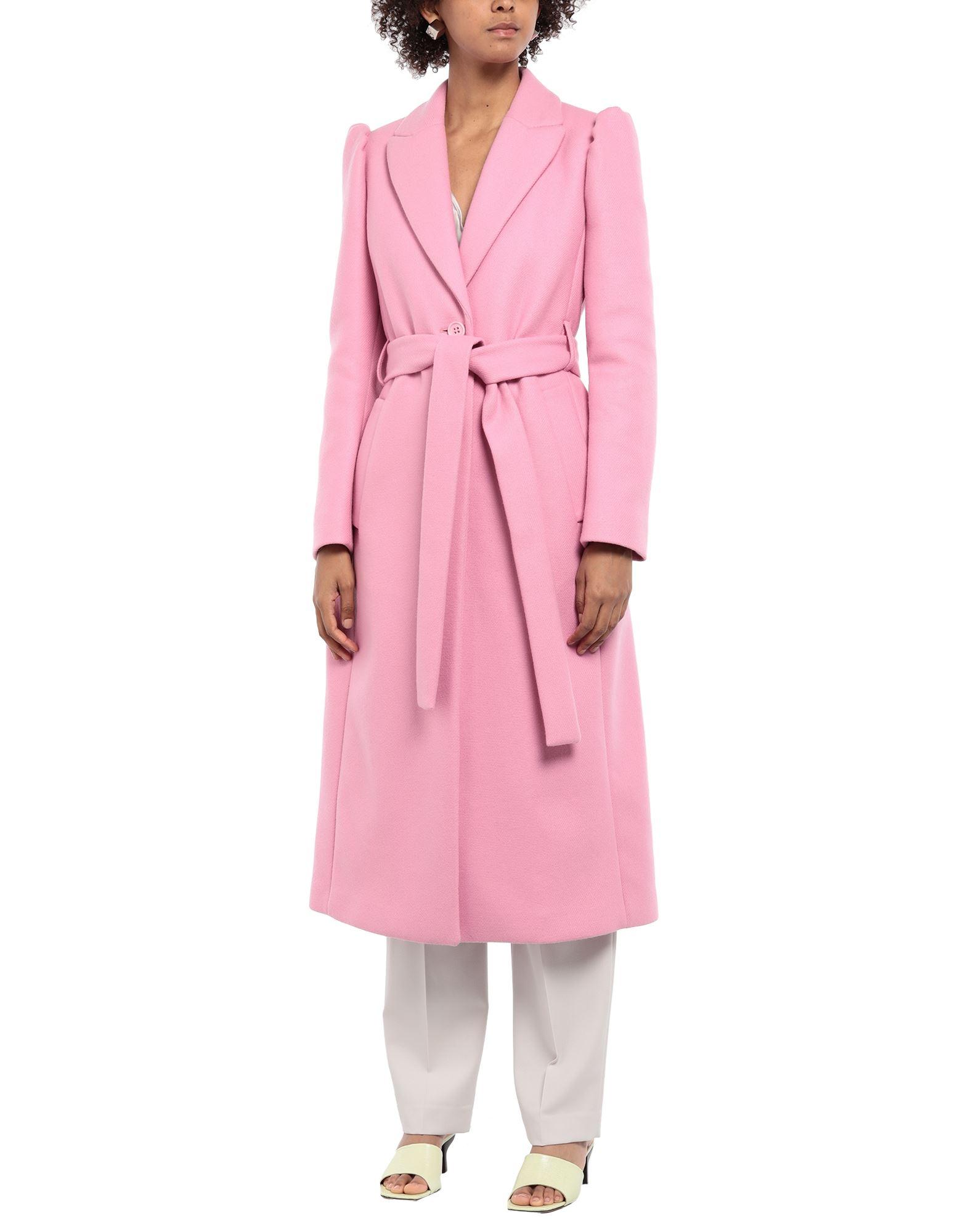 RED Valentino Wool Coat in Pink - Lyst