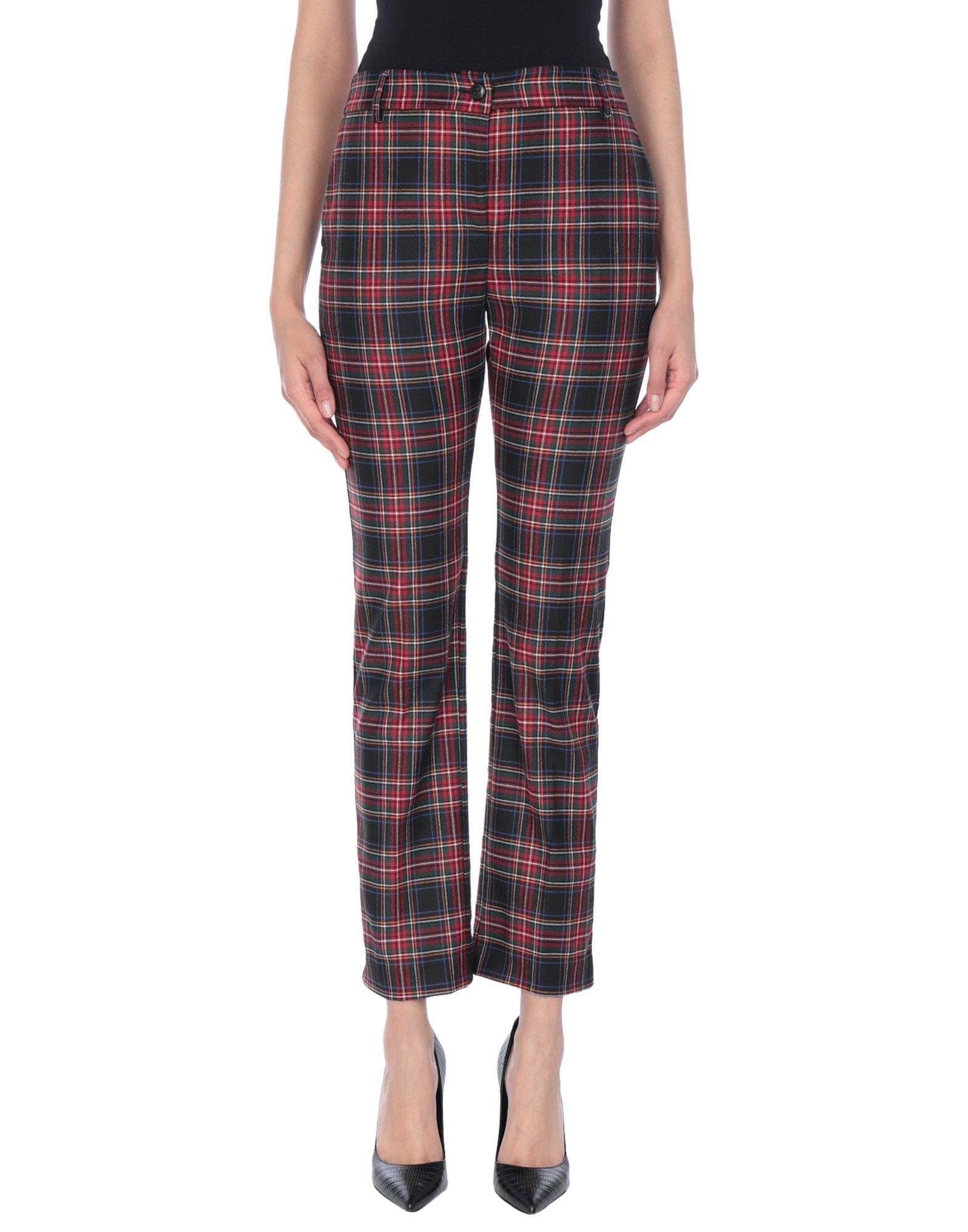 red casual pants