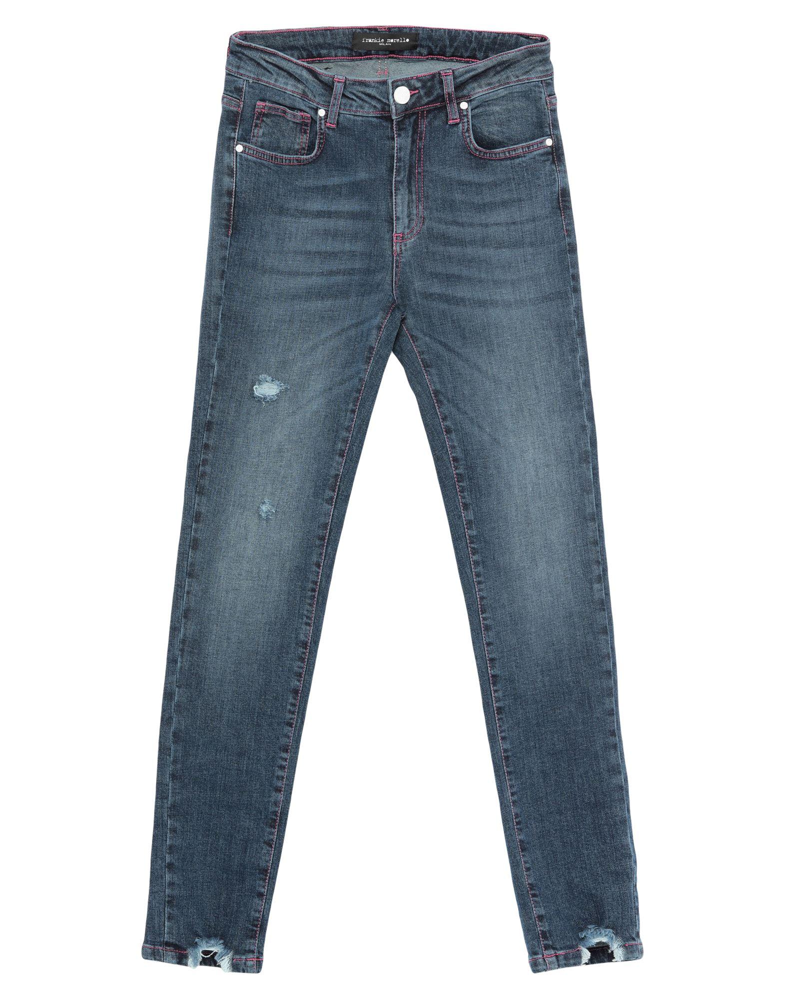 Frankie Morello Denim Trousers in Blue