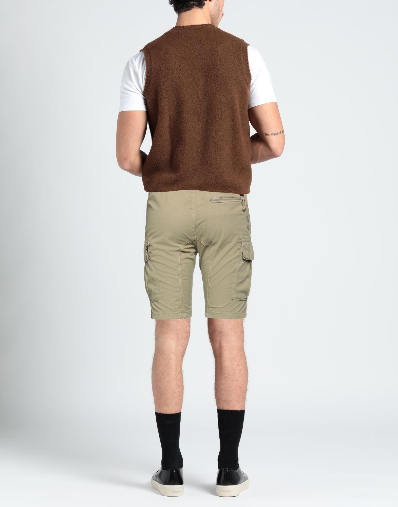Alpha Industries Shorts & Bermuda Shorts in Natural for Men | Lyst