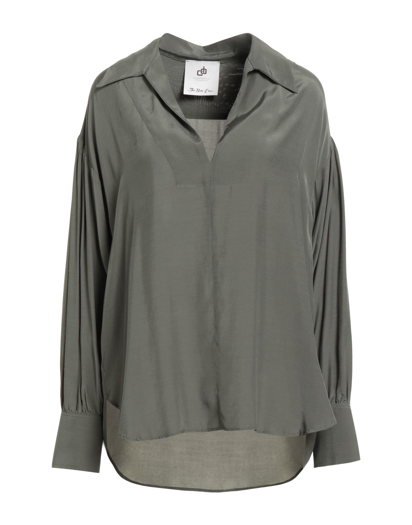 COMPAGNIA ITALIANA 売れ筋商品|||コンパーニャ イタリアーナ Tシャツ トップス レディース Tops Green Compagnia Italiana Tops for Women | Online Sale up to 78