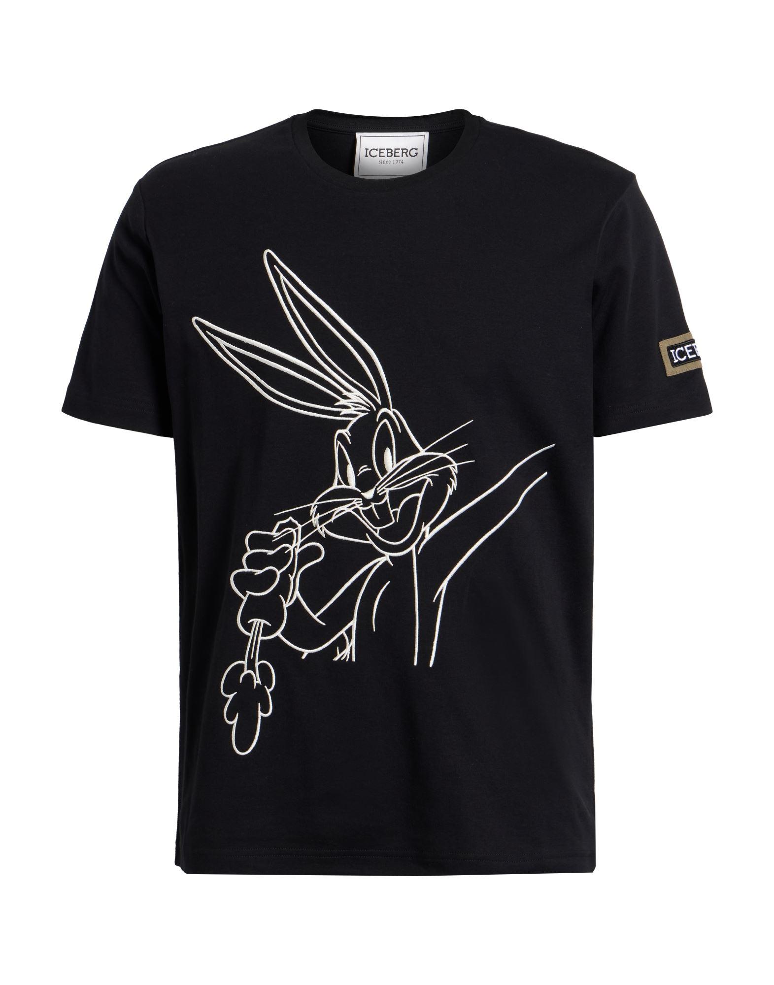 Tシャツ・カットソー ICE B ICEBERG Men T Shirts F02B 63259000 Black ICEBERG(アイスバーグ)のメンズ Tシャツ・カットソー 人気