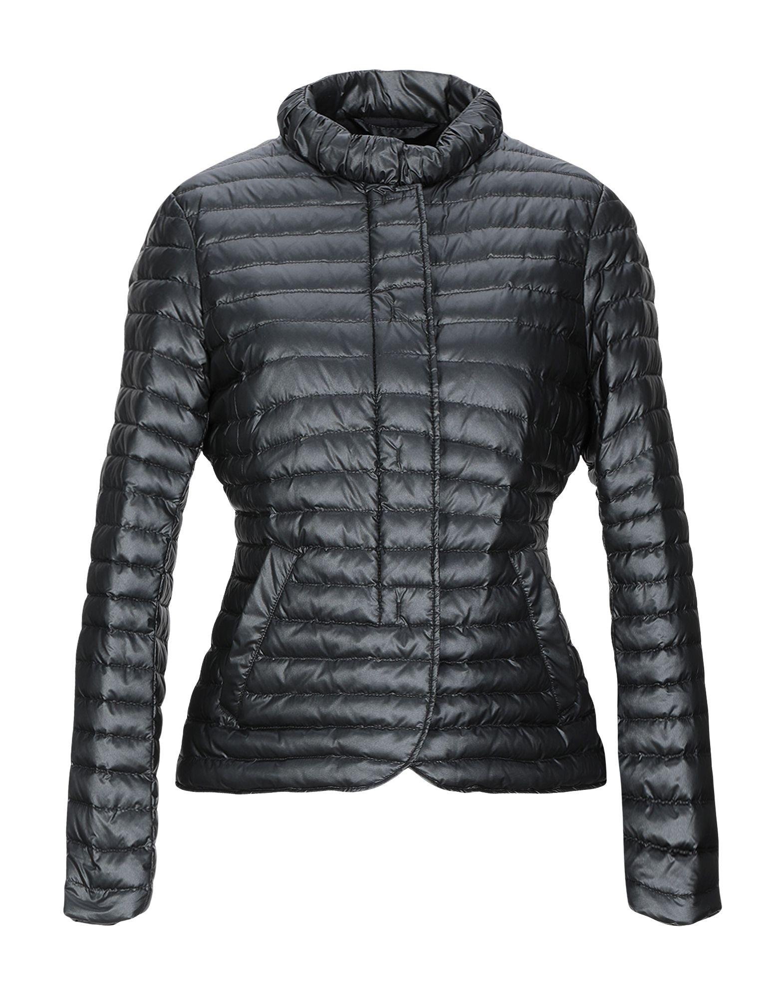 Armani Synthetic Down Jacket in Steel Grey (Gray) - Lyst