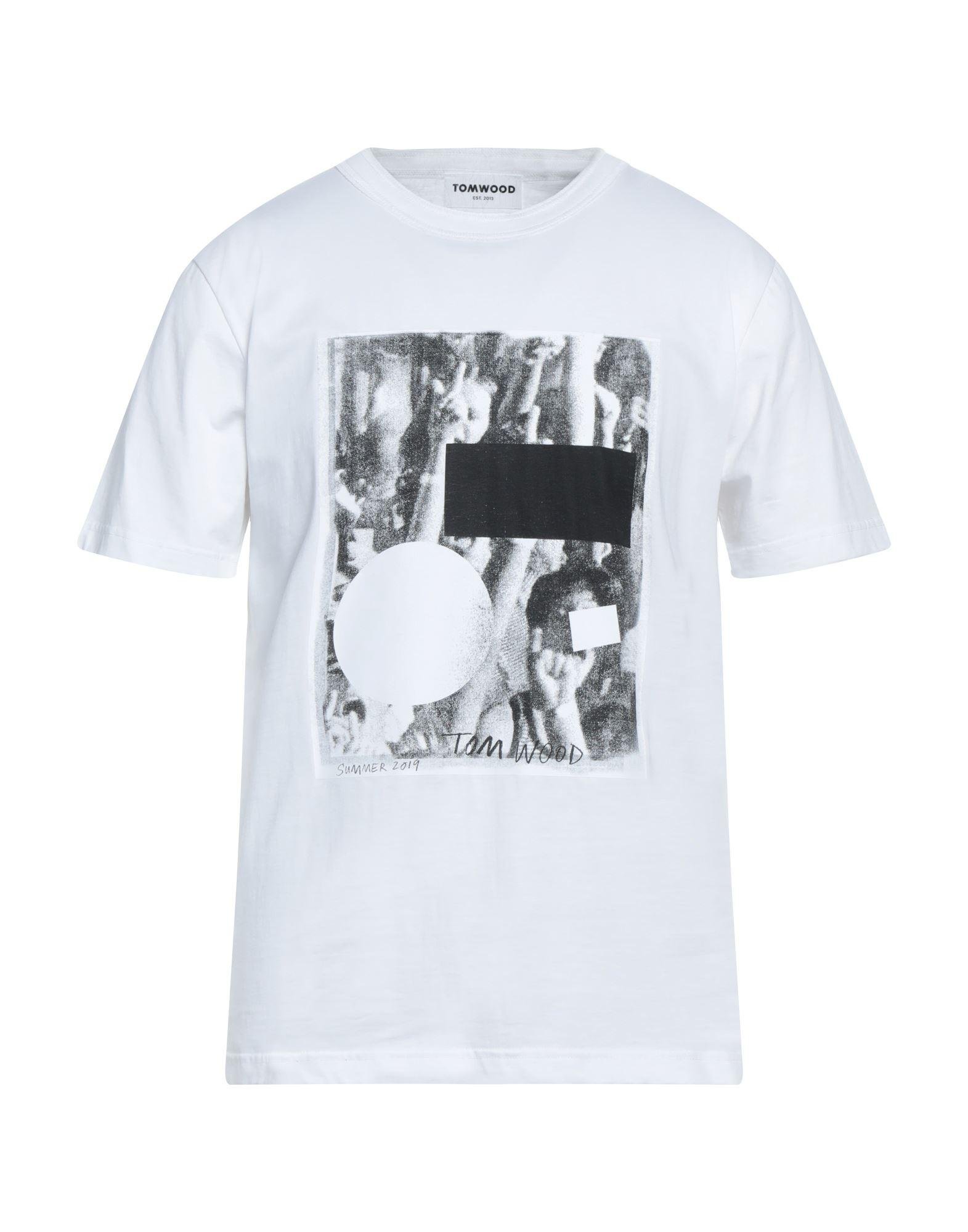 Tom Wood T-shirt in White for Men | Lyst