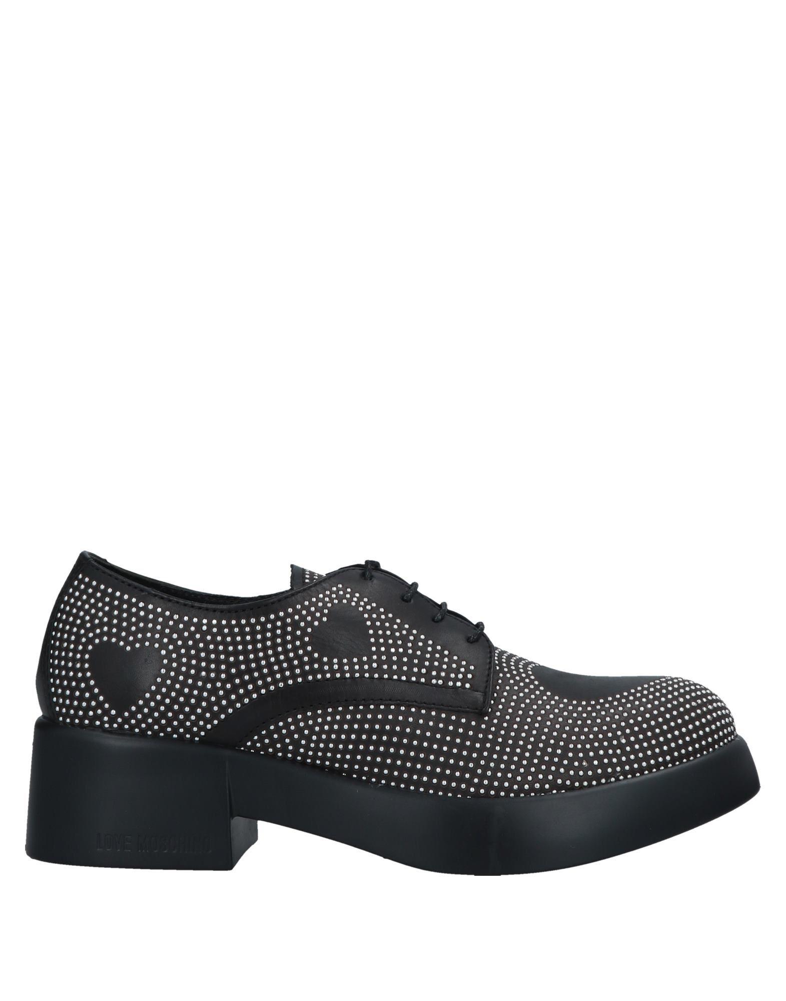 love moschino embellished trainer in black