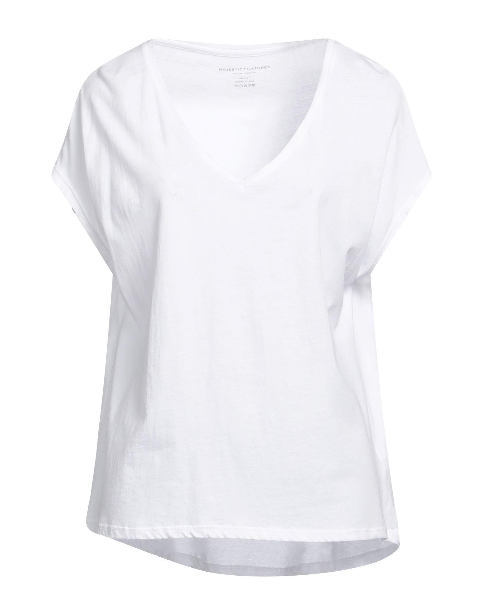 Majestic Filatures T-shirts in Weiß | Lyst DE