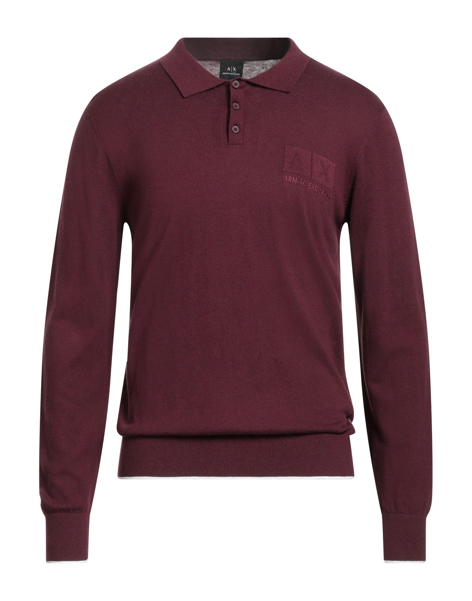 Armani Exchange バーガンディ ジャンパー XL | Burgundy ARMANI 