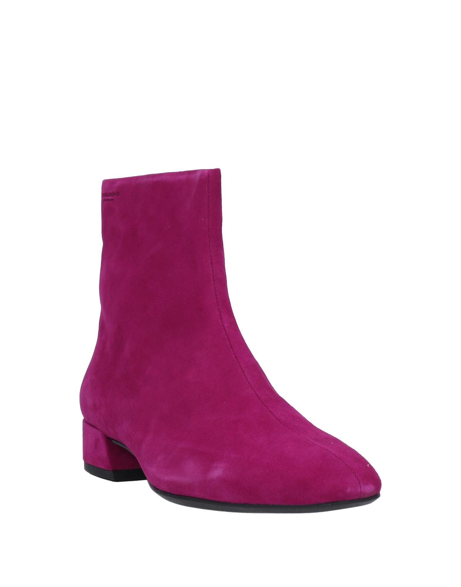 Vagabond Suede Ankle Boots in Fuchsia (Purple) - Lyst