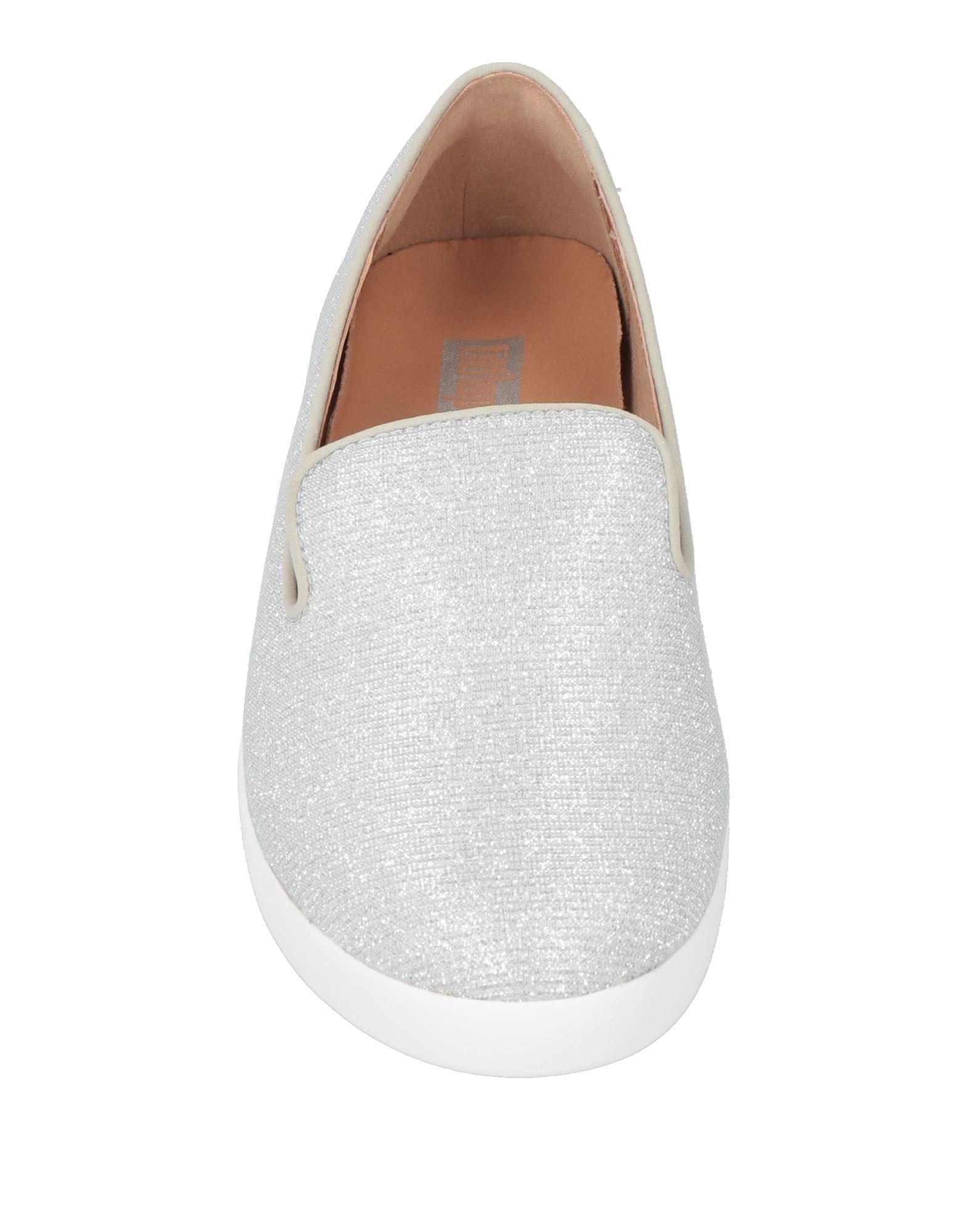 Glitter Fitflop Silver Loafers Fitflop Loafers In White Lyst UK
