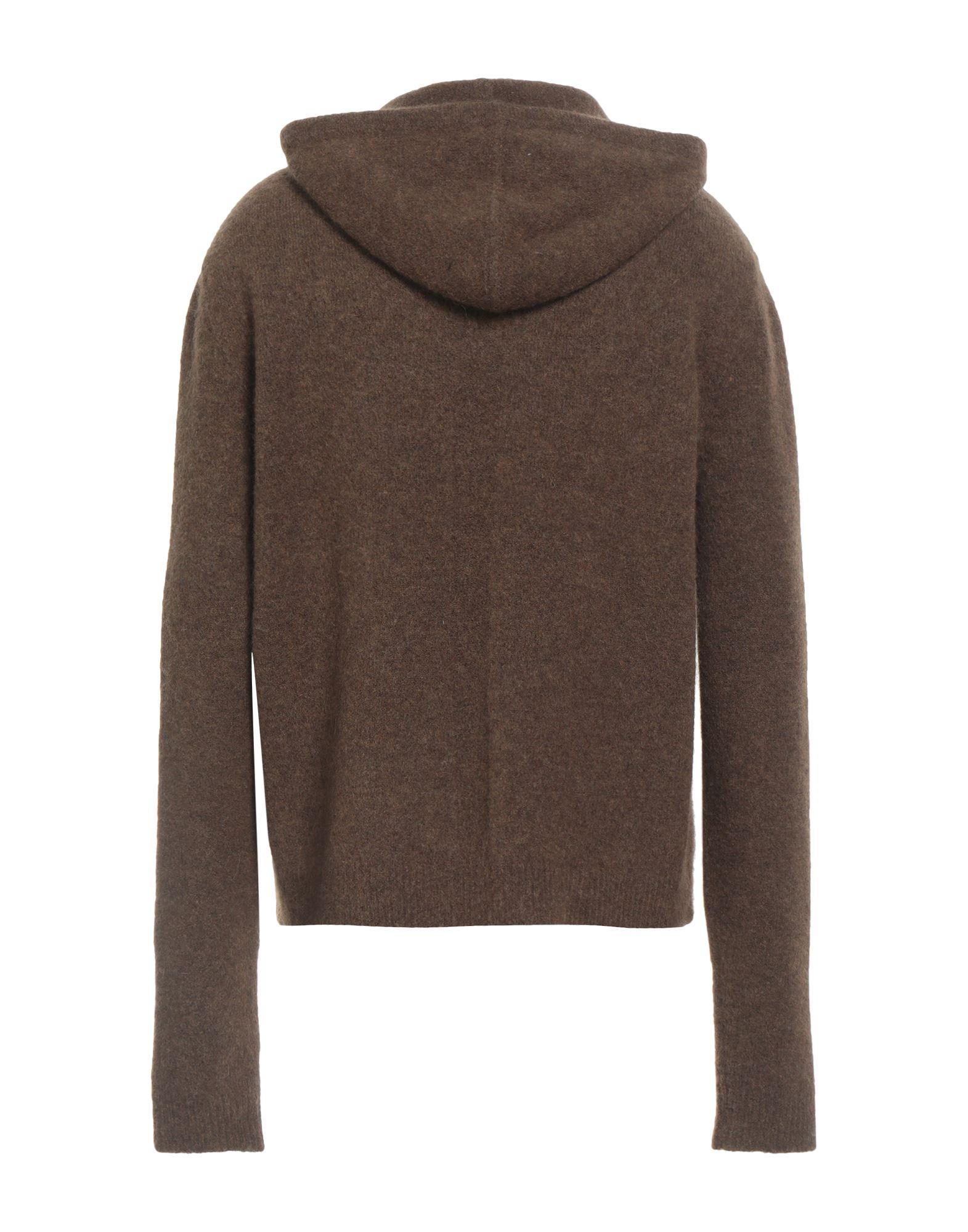 パーカー・フーディ RICK OWENS Hooded wool cardigan Rick Owens 100%Wool Hooded Cardigan with Button Closure