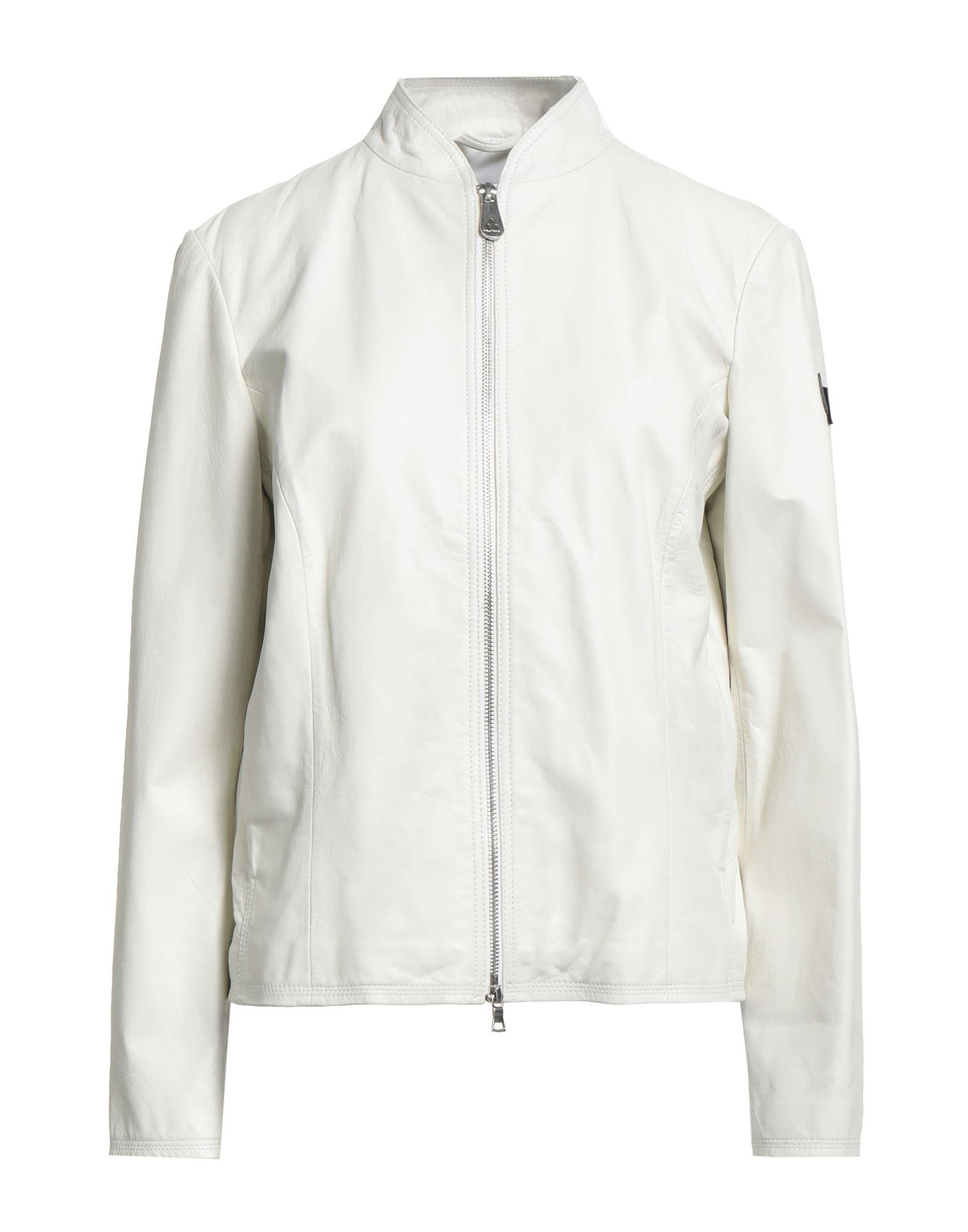 Damen-Lederjacken – Weiß Lyst DE