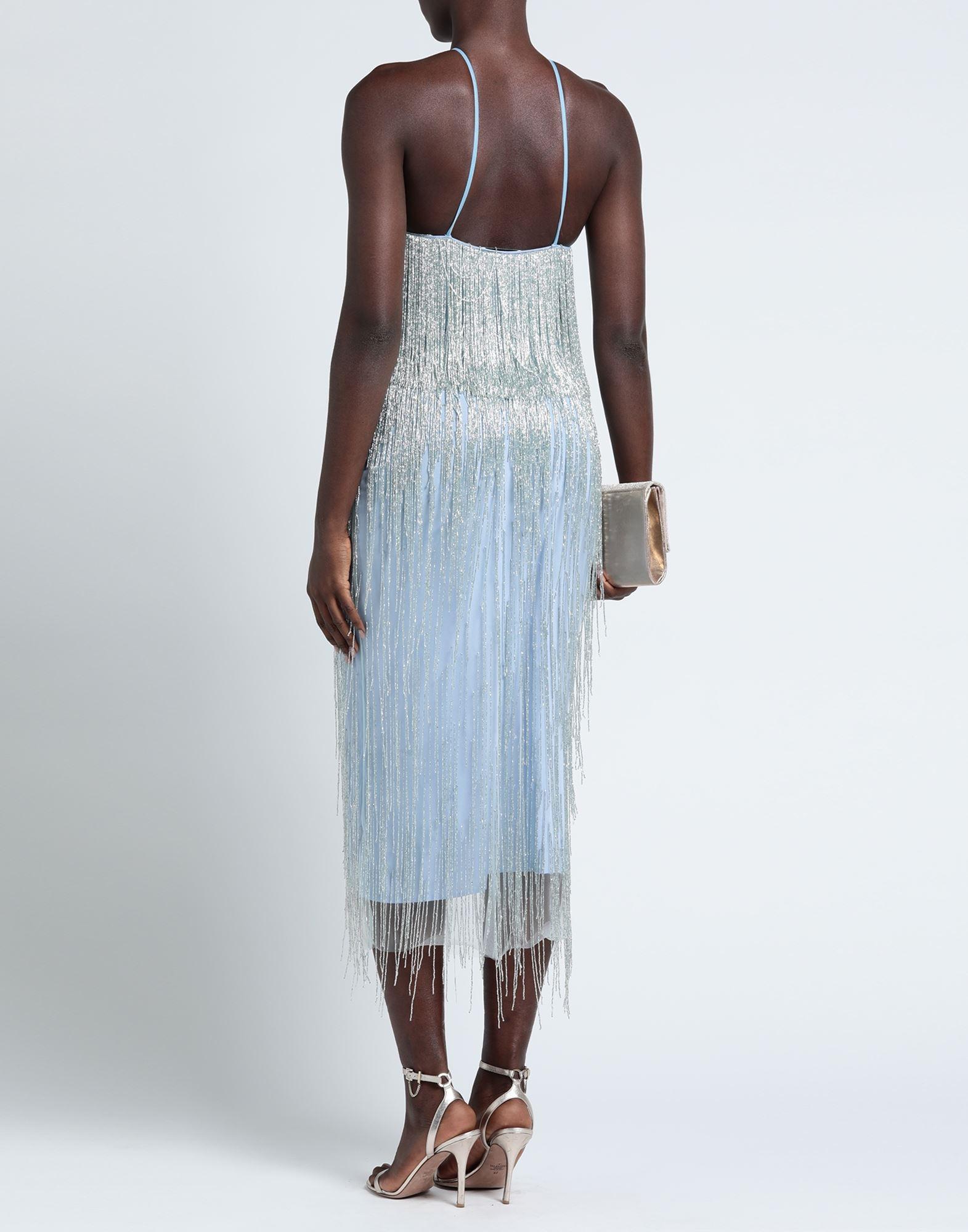 The Attico Maxi Dress in Blue | Lyst