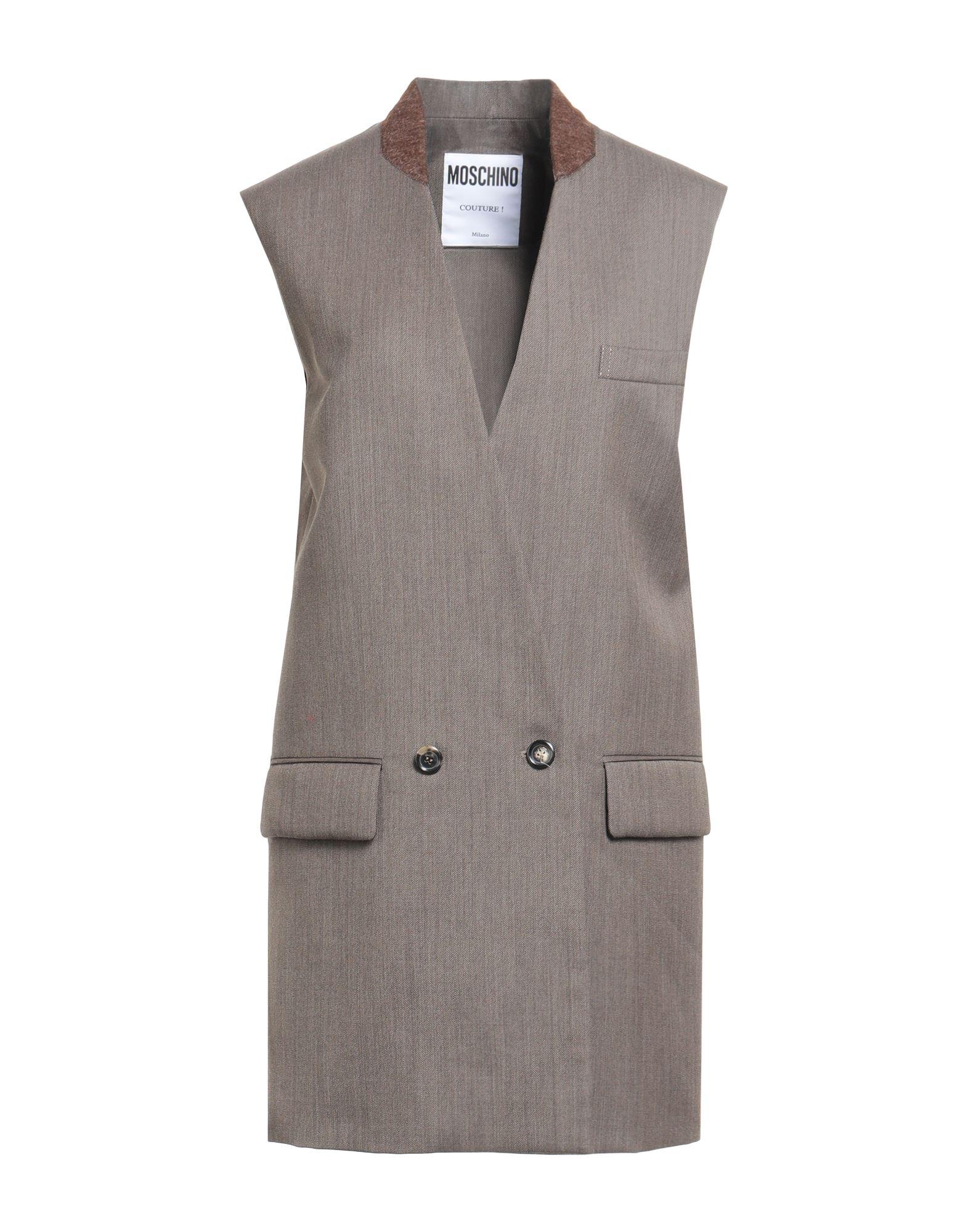 アウターその他 MOSCHINO COUTURE Woman Blazer Grey 05135538 0505 Moschino 1994 Museum Eco Iconic Vintage 90s Beige Brown