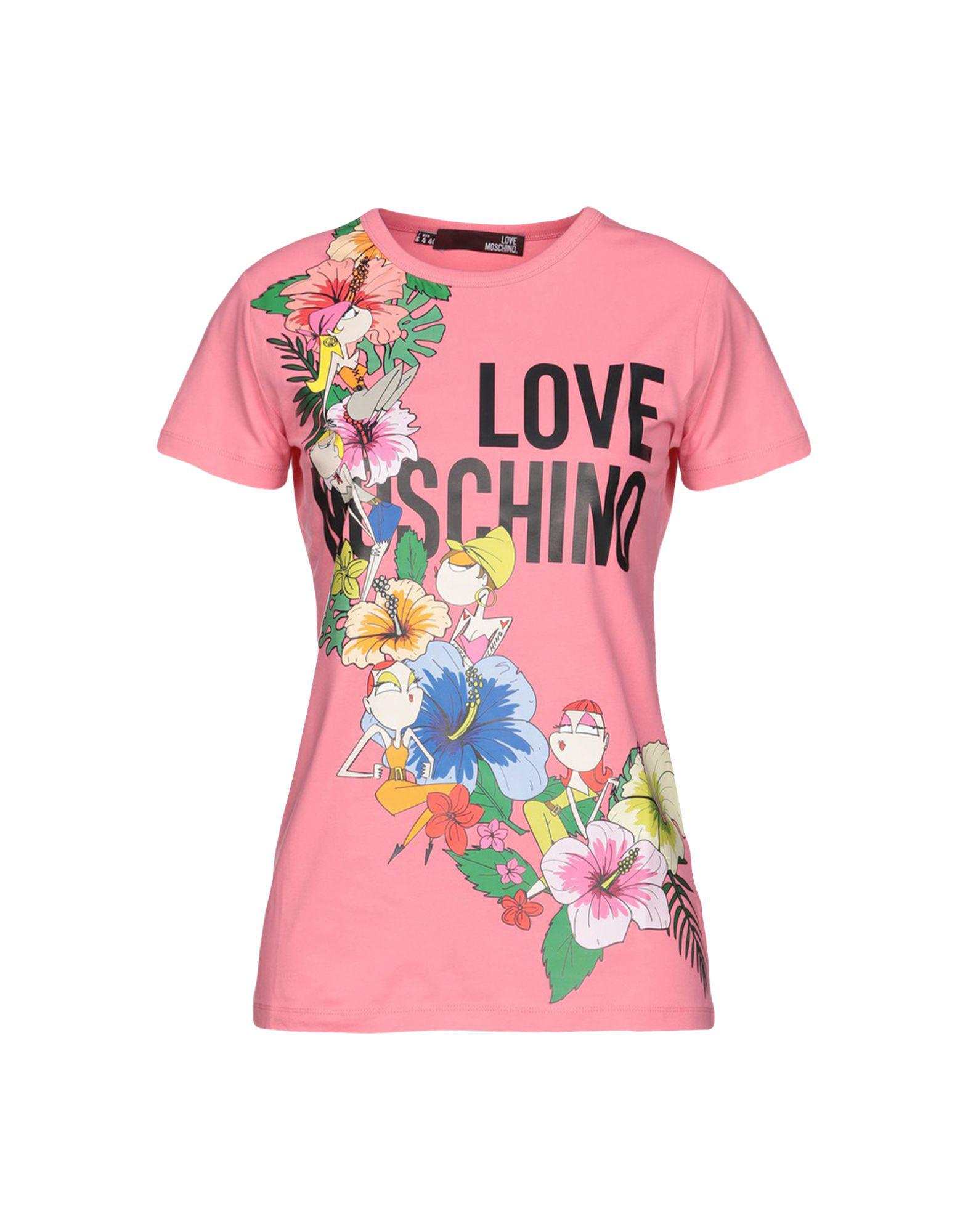 moschino pink tshirt