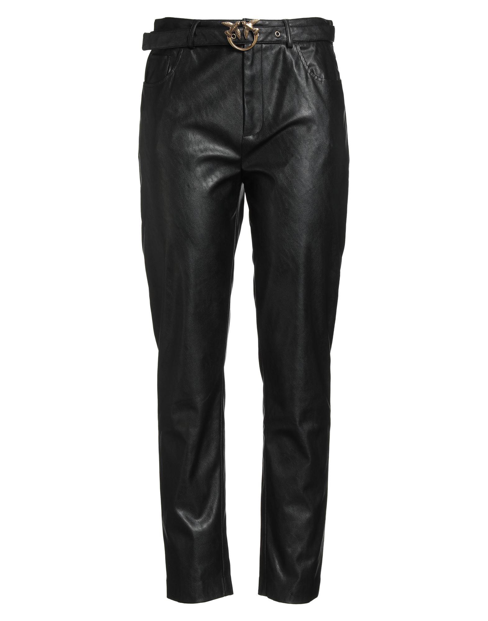パンツ PINKO Women Straight Pants 100155A1L4Z99 BLACK Pinko Hulka viscose blend stretch flare-fit trousers for