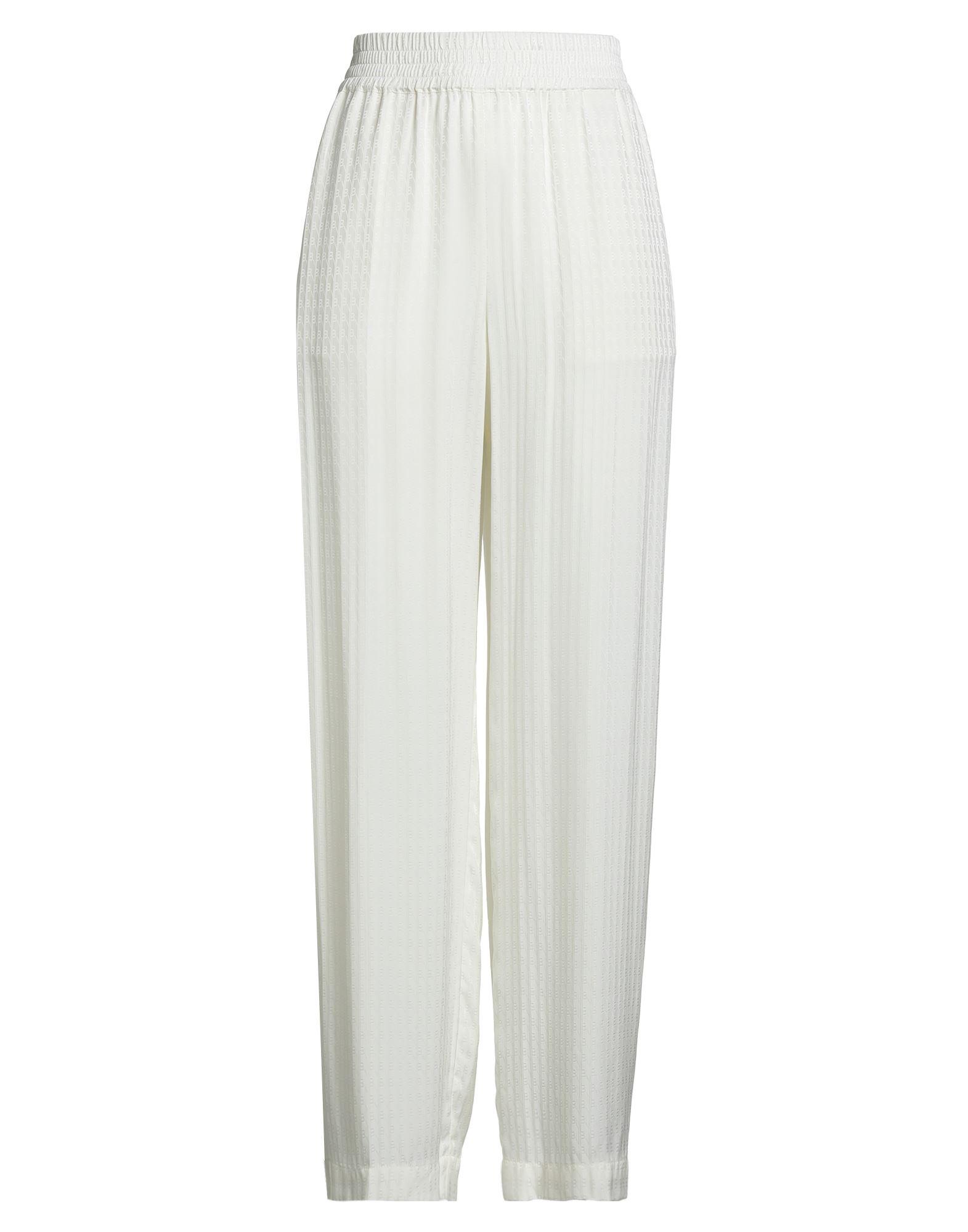 パンツ VICTORIA BECKHAM 'Satin Waistband' pants White Victoria Beckham 'Satin Waistband' Pants in White | Lyst