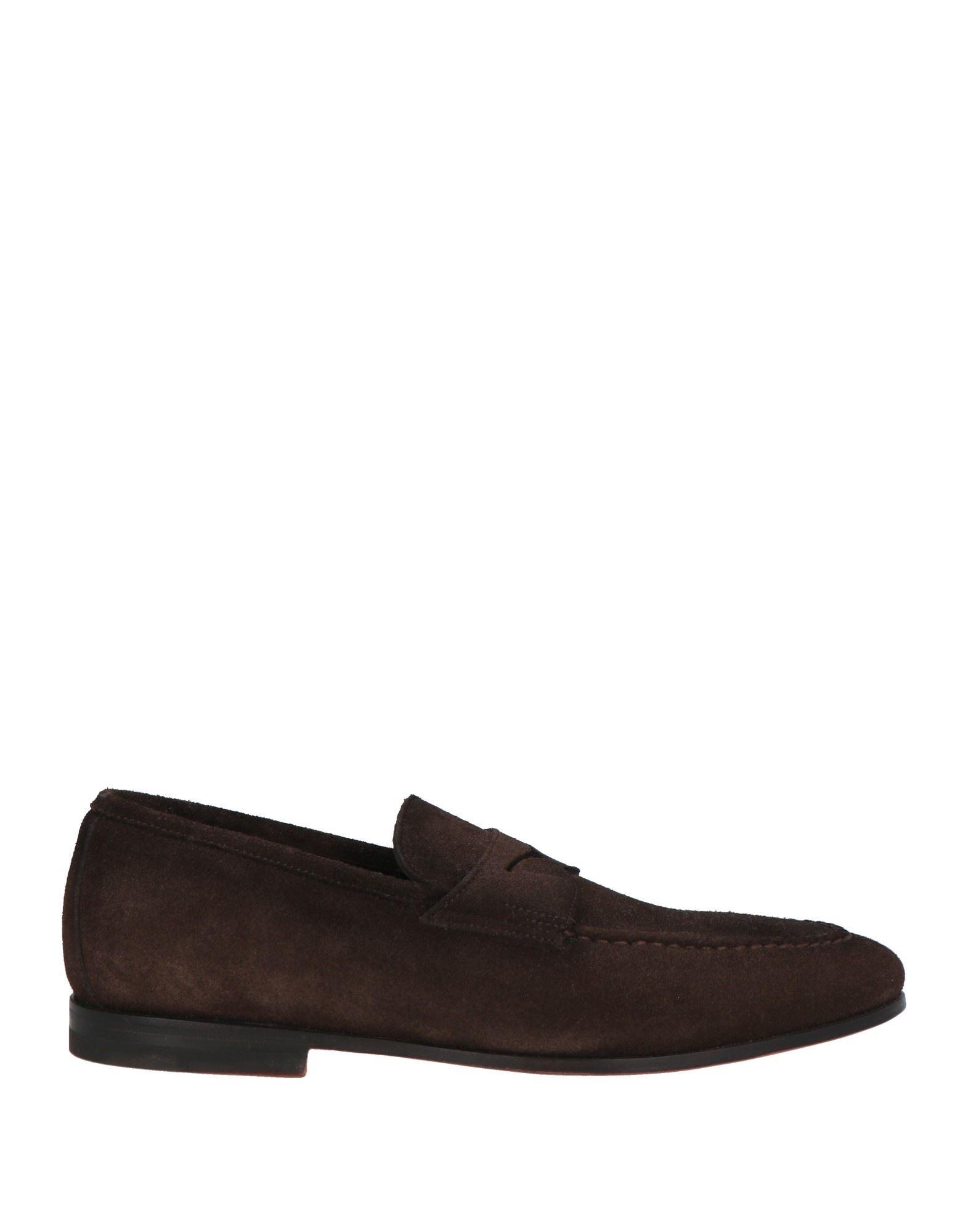Dark Brown Otisopse Mocassino Loafers Santoni Yoox Santoni Loafers