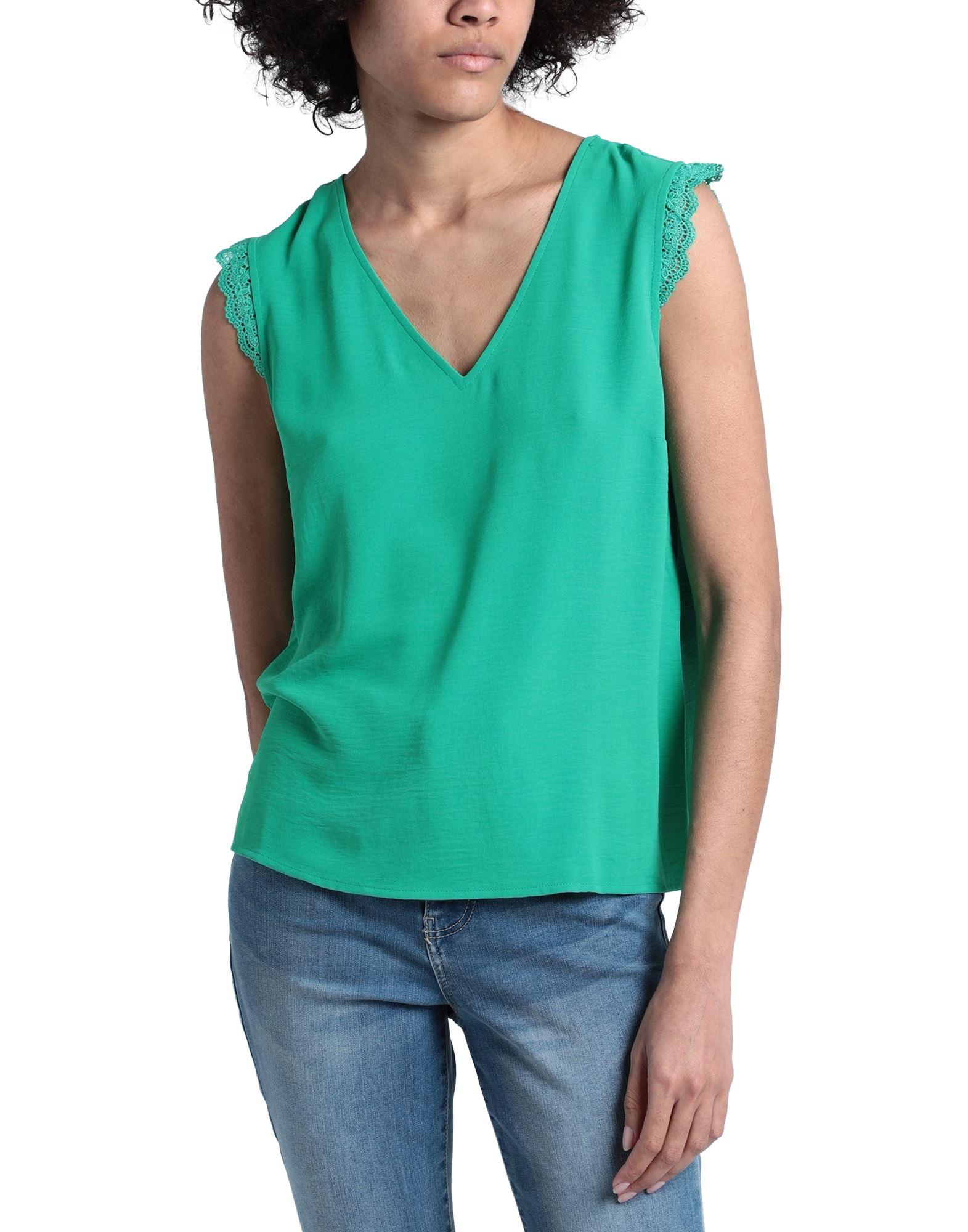 Vero Moda Lace Top in Green | Lyst