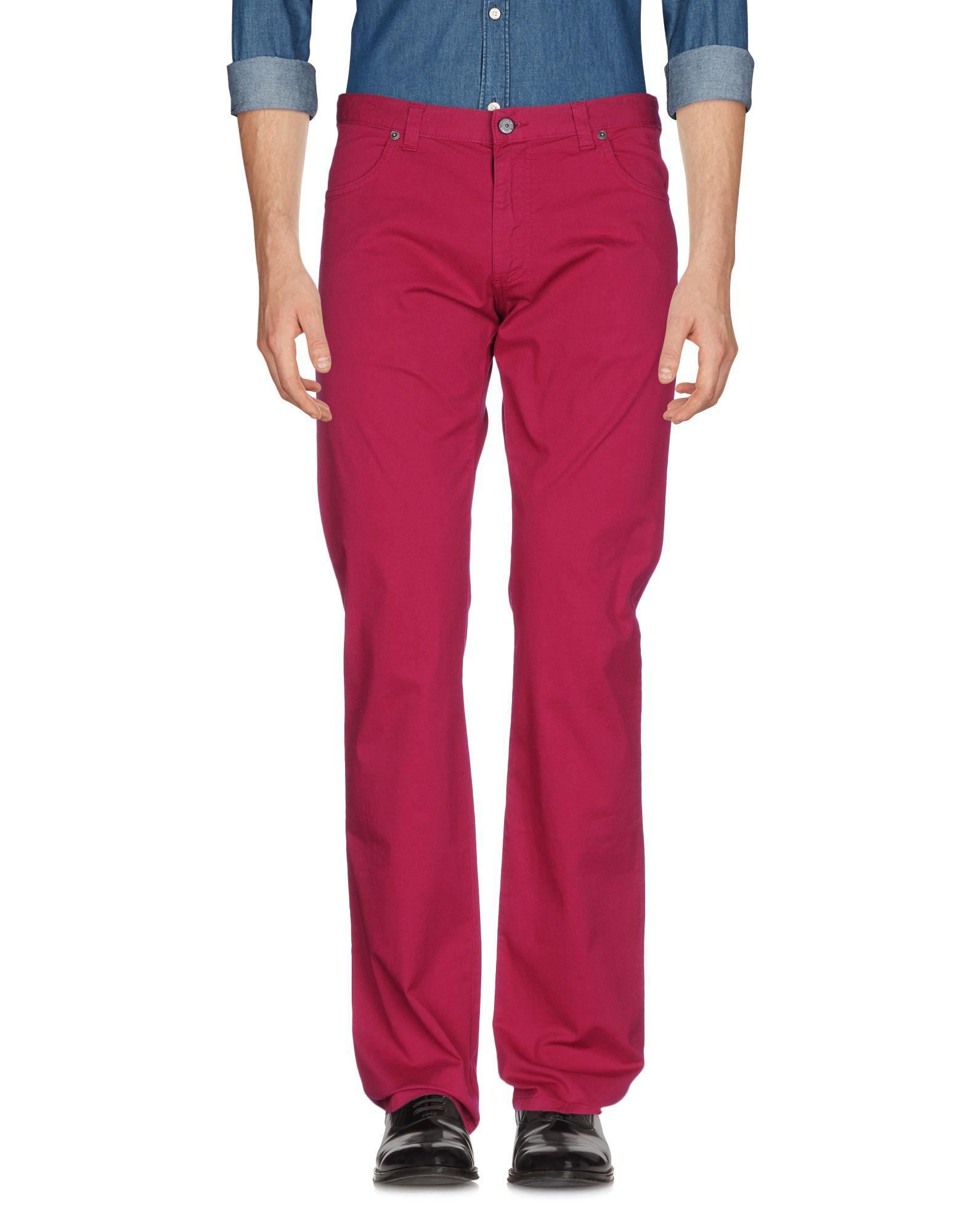 red casual pants