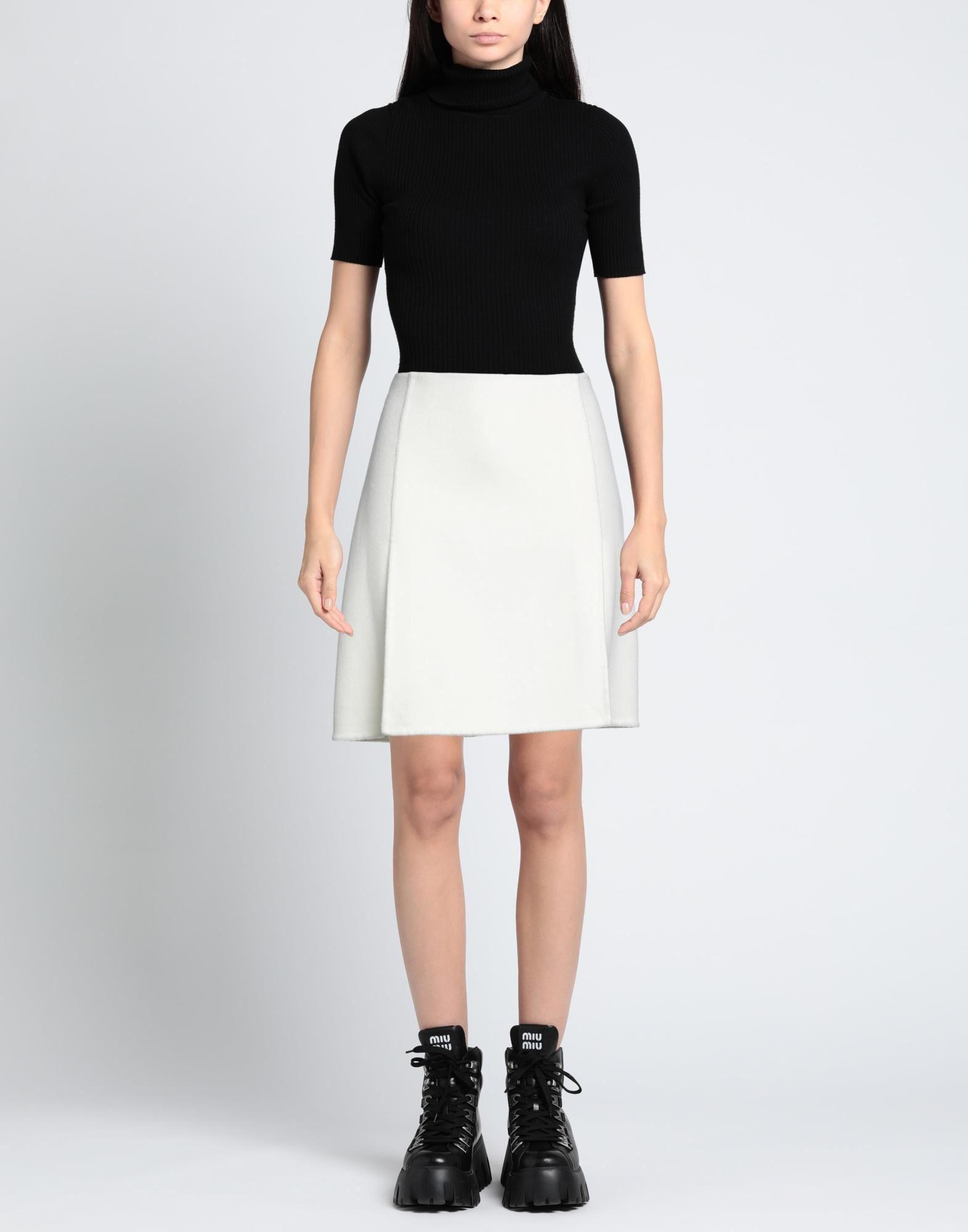 P.A.R.O.S.H. Mini Skirt in White | Lyst