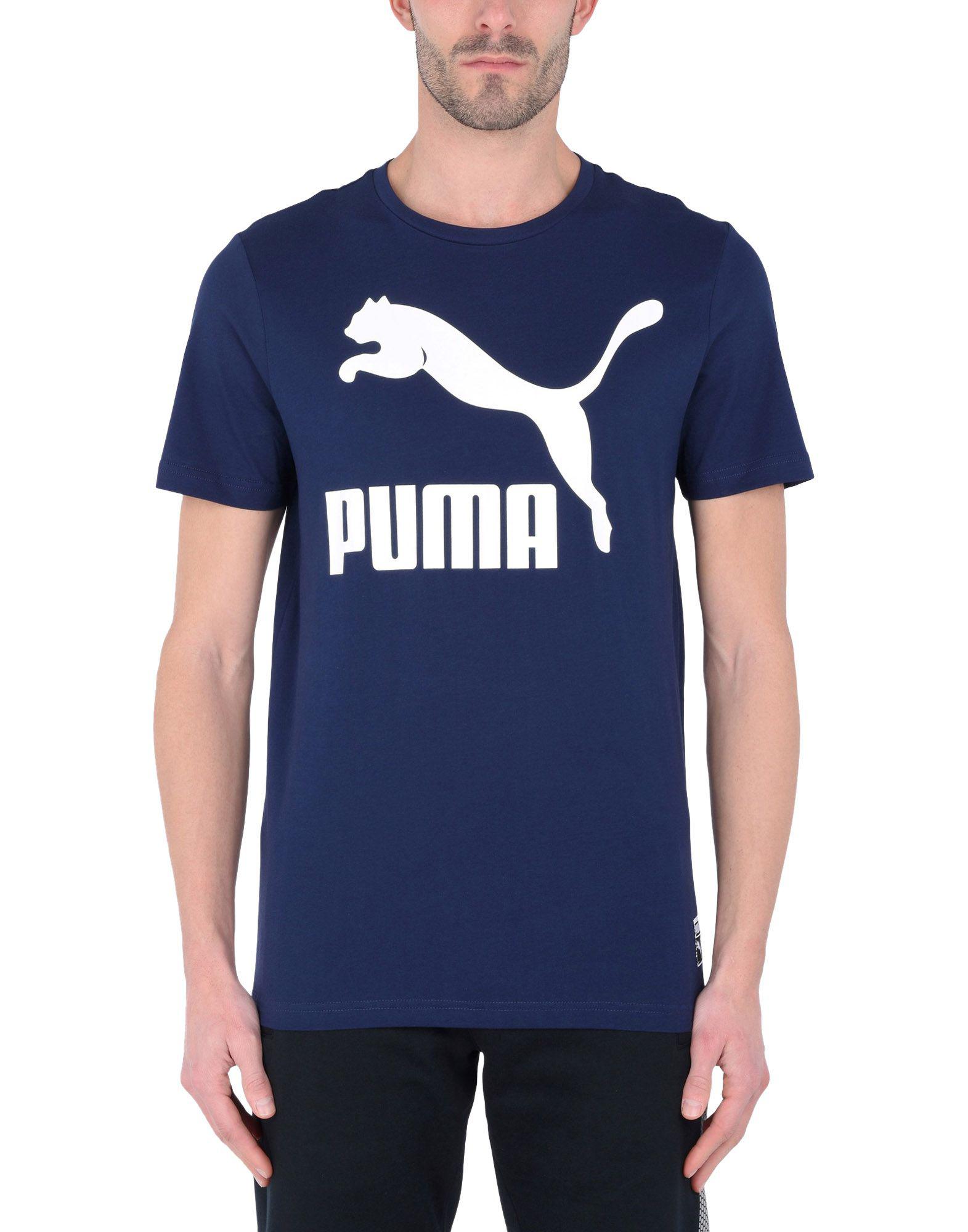 blue puma t shirt